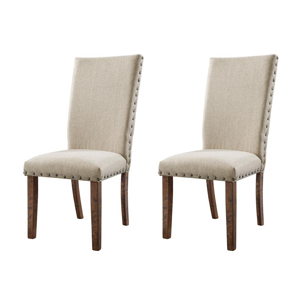 Dex 6pc Extendable Dining Table Set: Smokey Finish, Turnbuckle Detail - Picket House Furnishings