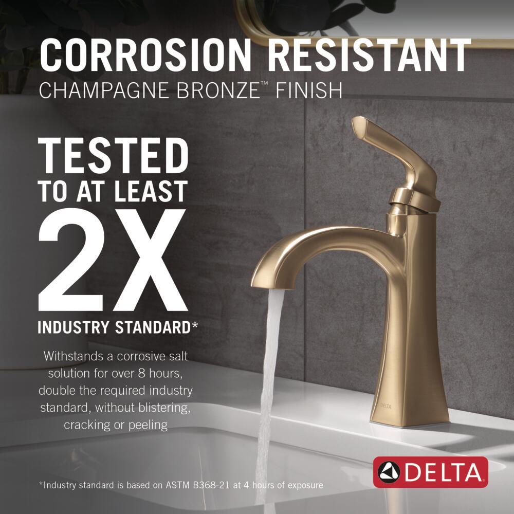 Arvo Single Hole Bathroom Faucet with Drain Assembly, Single Handle Bathroom Sink Faucet