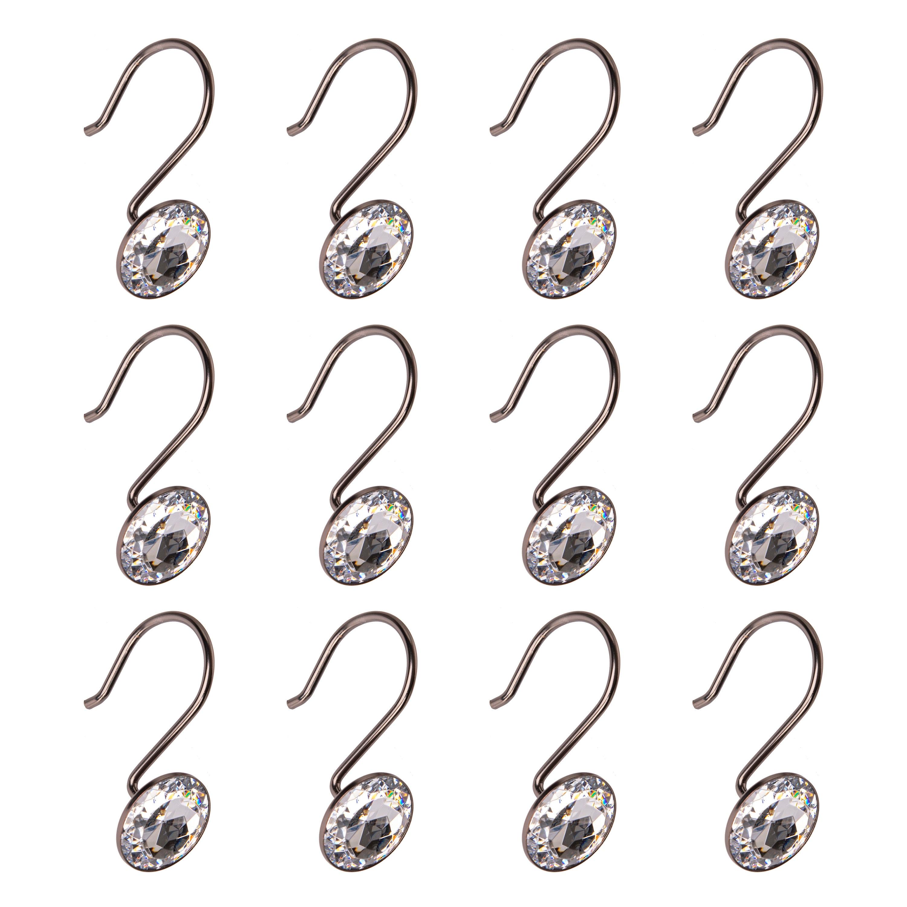 Utopia Alley Steel Shower Curtain Hook (Set of 12)