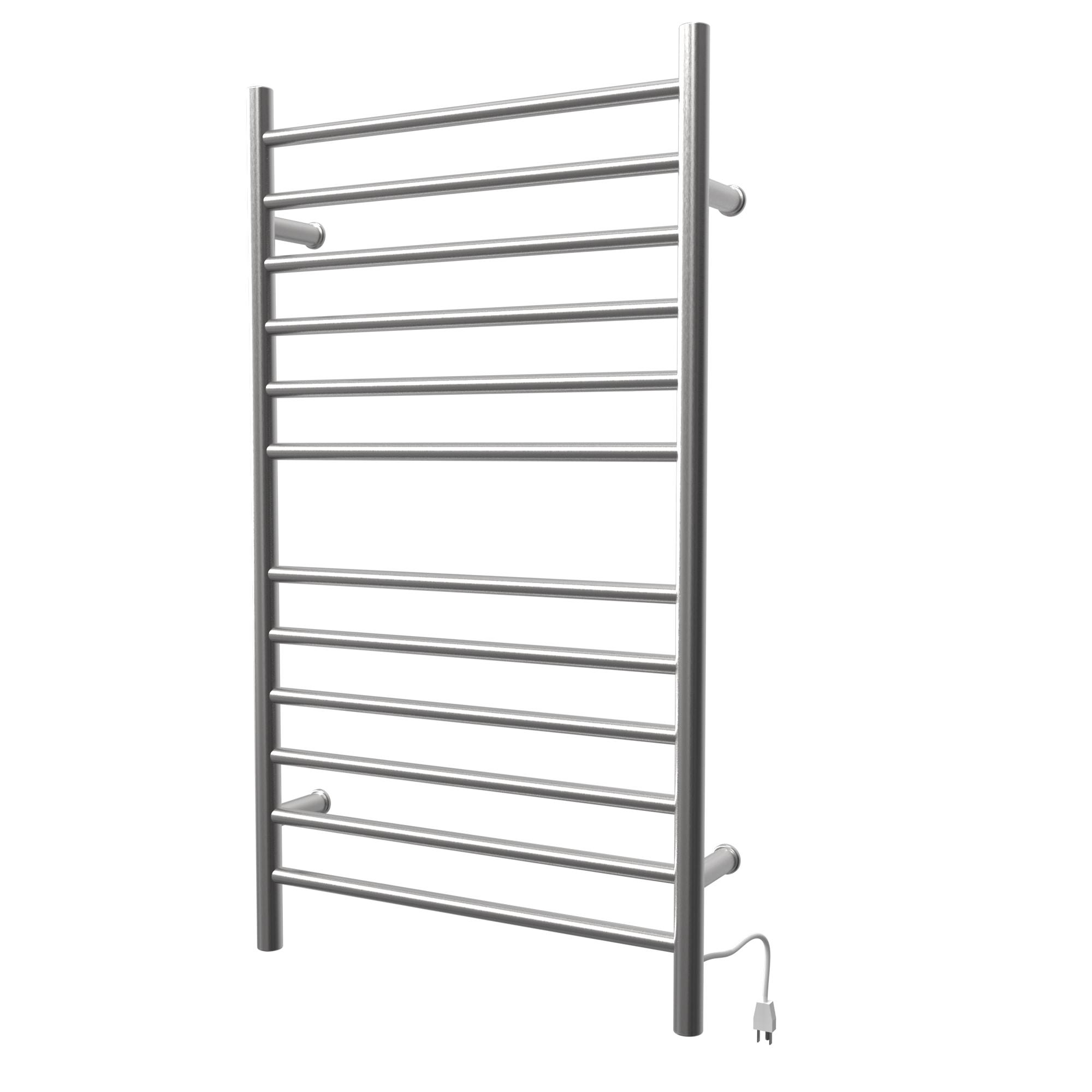 Radiant Large Curved Electric Towel Warmer Hardwired or Plug in