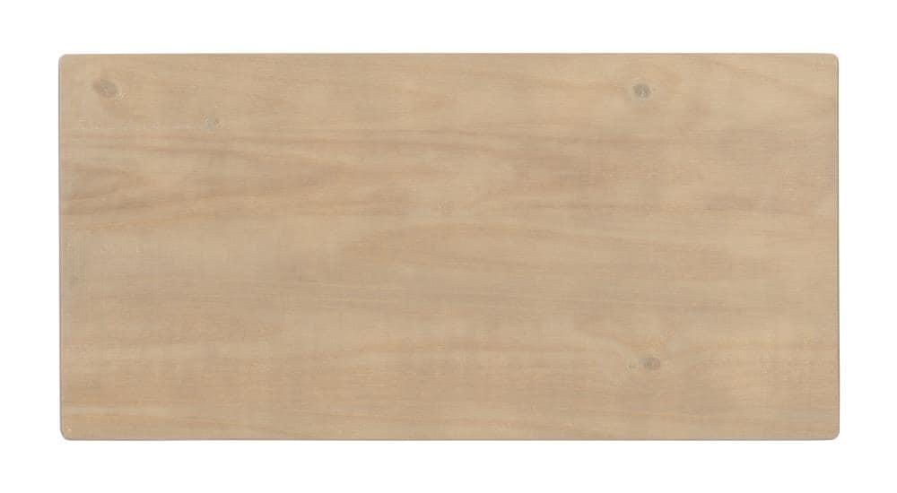 54.45" Original PT - Titian Transitional Solid Wood Display and Storage Bookshelf Driftwood - Linon