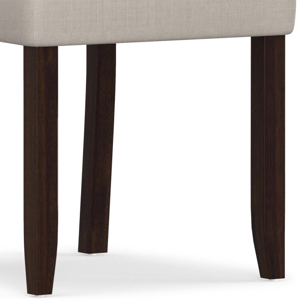 Simpli Home Acadian Linen Parsons Chair (Set of 2)