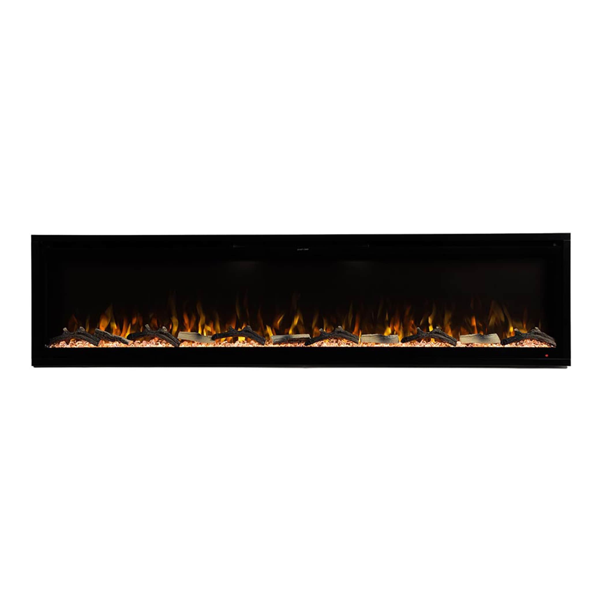 Modern Ember Aerus Smart Linear Electric Fireplace, Multiple Flame Colors-Voice Assistant Compatible