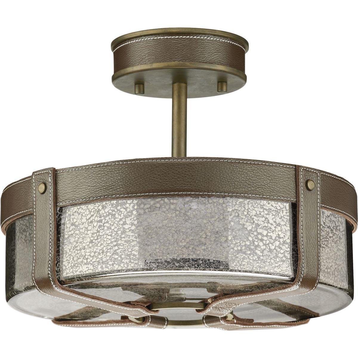 Rockdance Glass Semi Flush Mount
