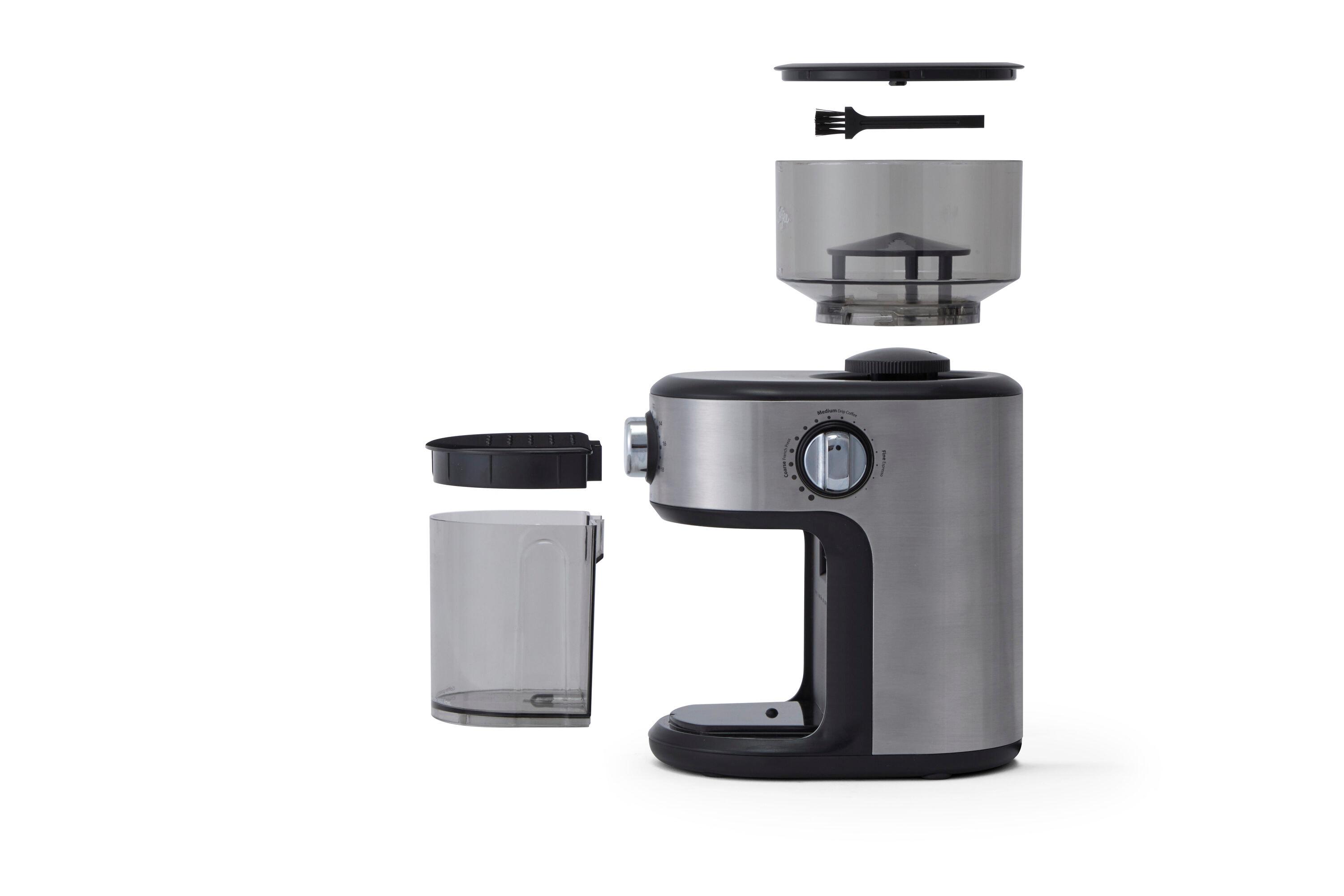 Mr. Coffee Cafe Grind 18 Cup Automatic Burr Grinder, Stainless Steel