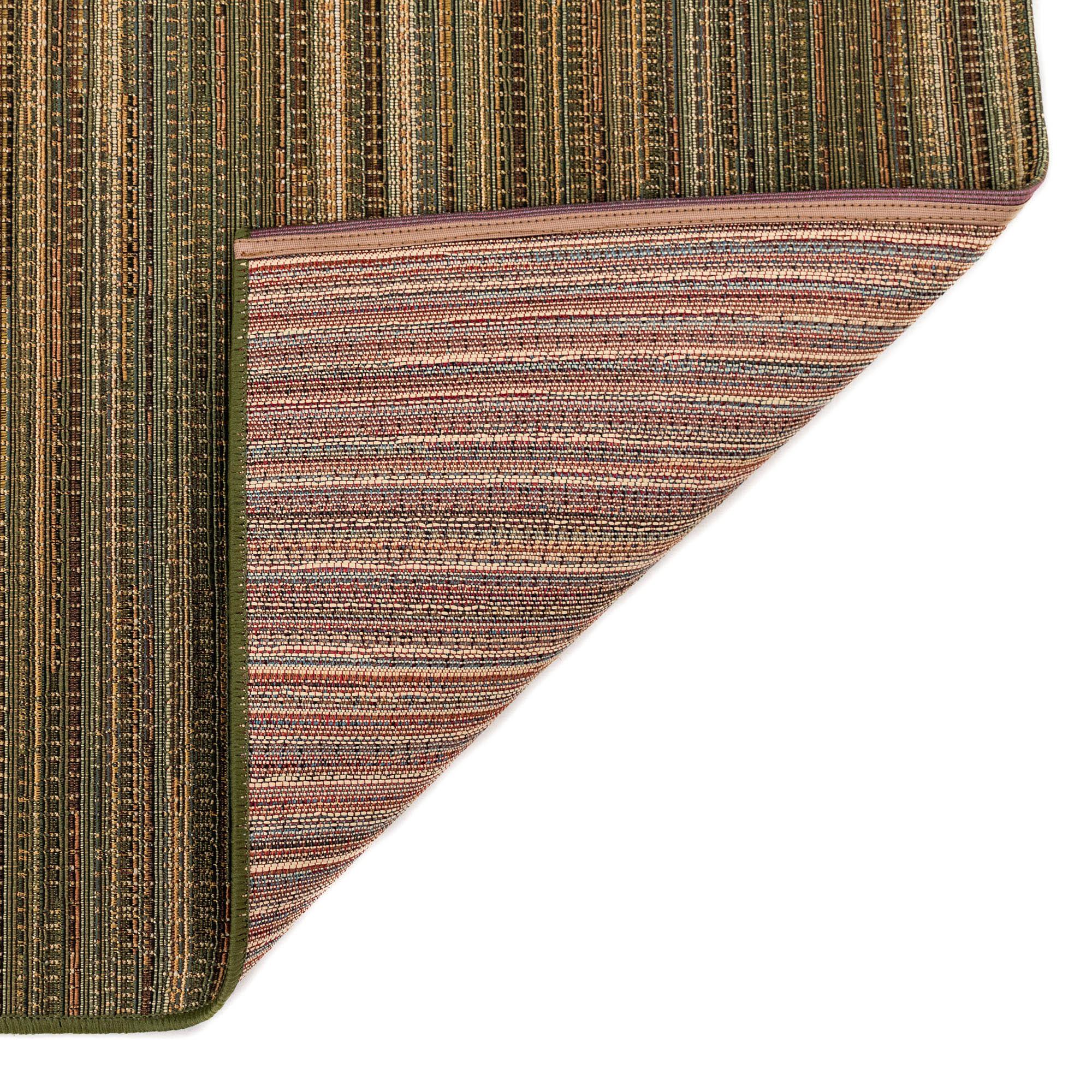Liora Manne Marina Stripes Indoor/Outdoor Rug Green 1'11" x 7'6"