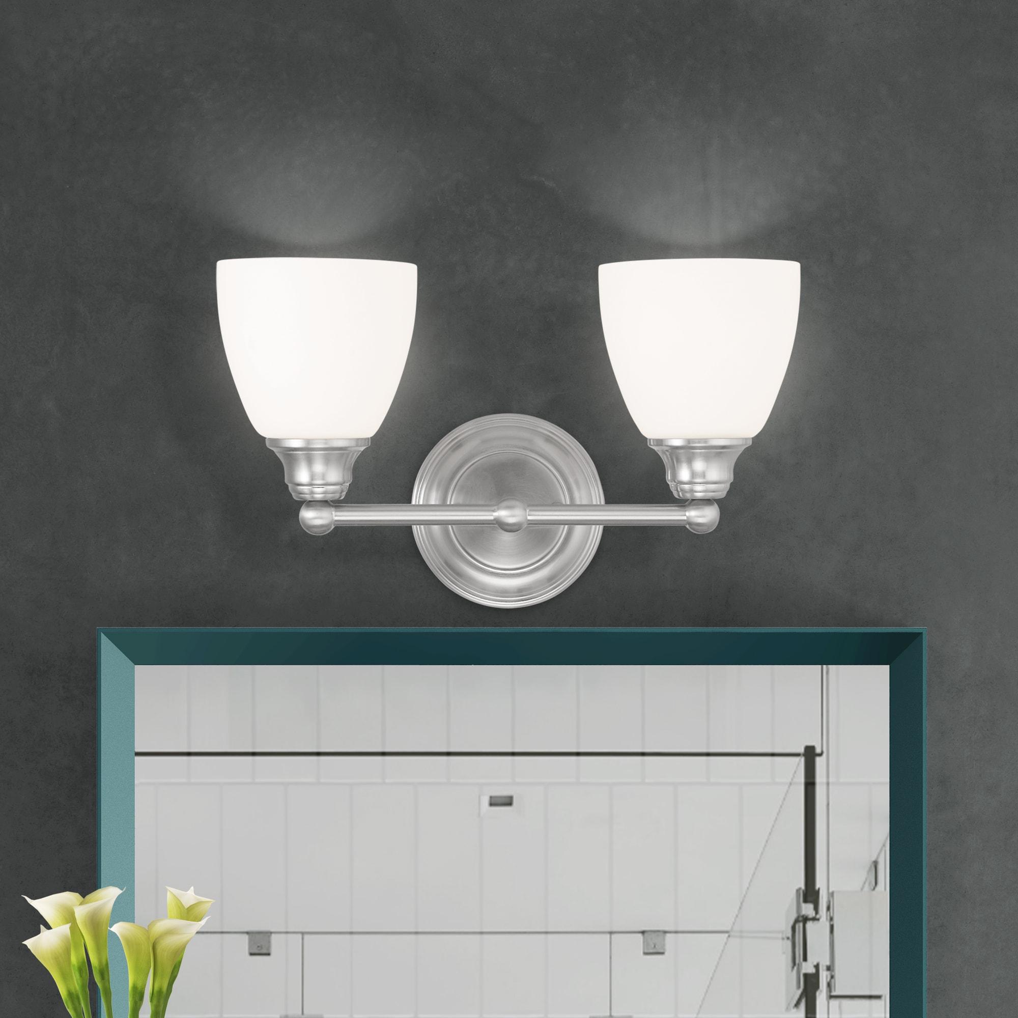 Livex Lighting Somerville 2 - Light Vanity in  Brushed Nickel