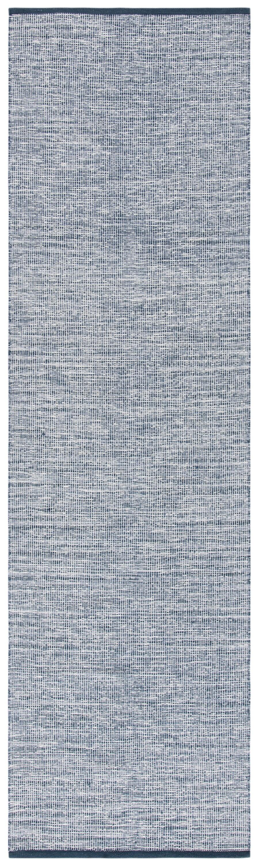Montauk MTK250 Hand Woven, Flat Weave Indoor Runner Rug - Navy/Blue - 2'3"x8' - Safavieh