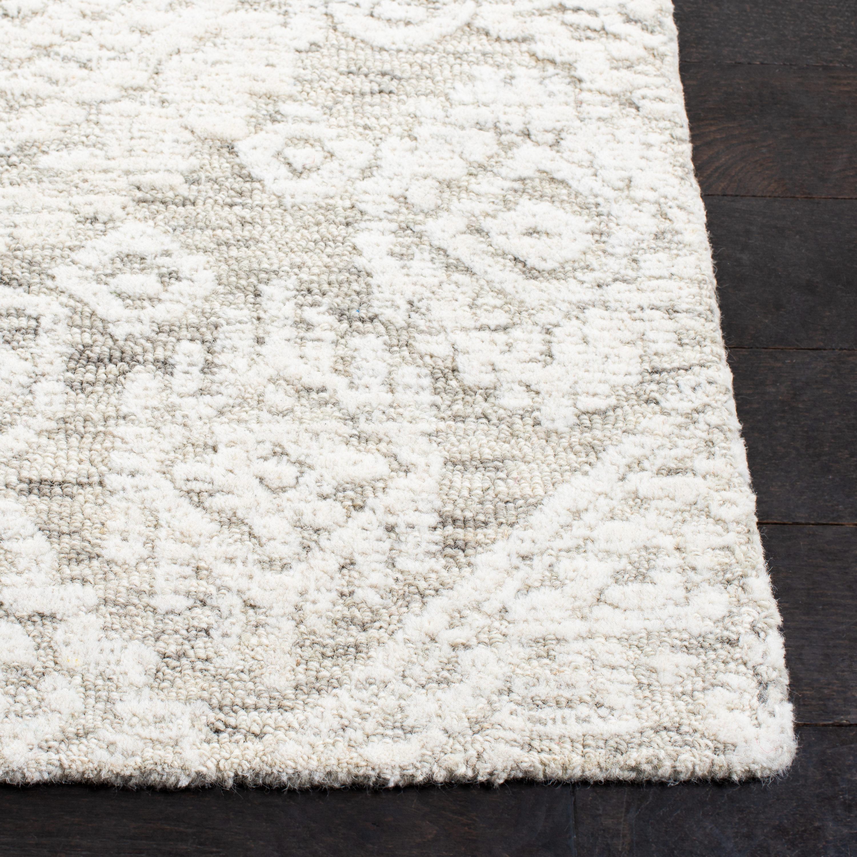 Metro MET987 Hand Tufted Indoor Area Rug - Light Brown/Ivory - 5'x8' - Safavieh