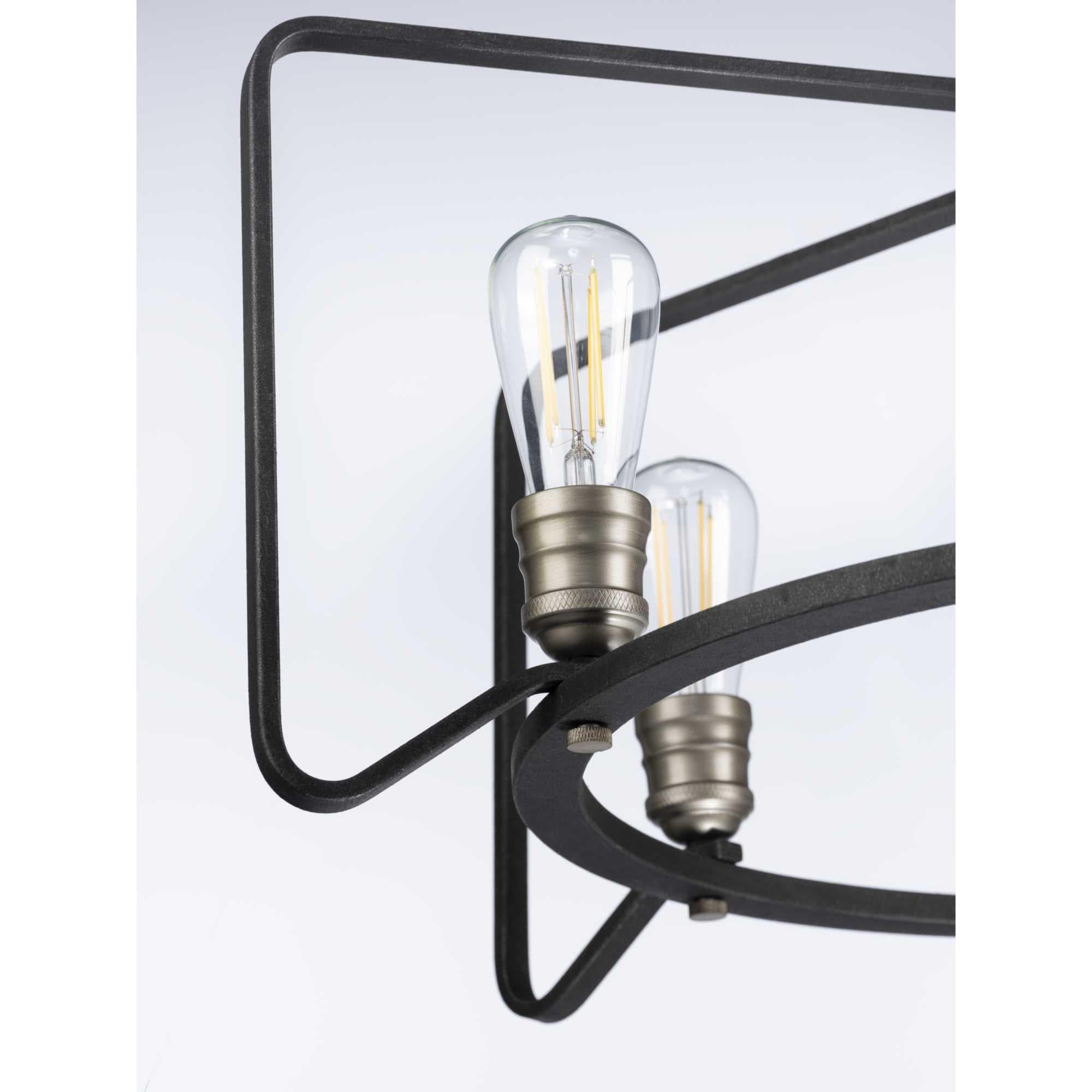 P400154-071-Progress Lighting-Foster - Chandeliers Light - 6 Light in Farmhouse style - 30 Inches wide by 14 Inches high -Traditional Installation