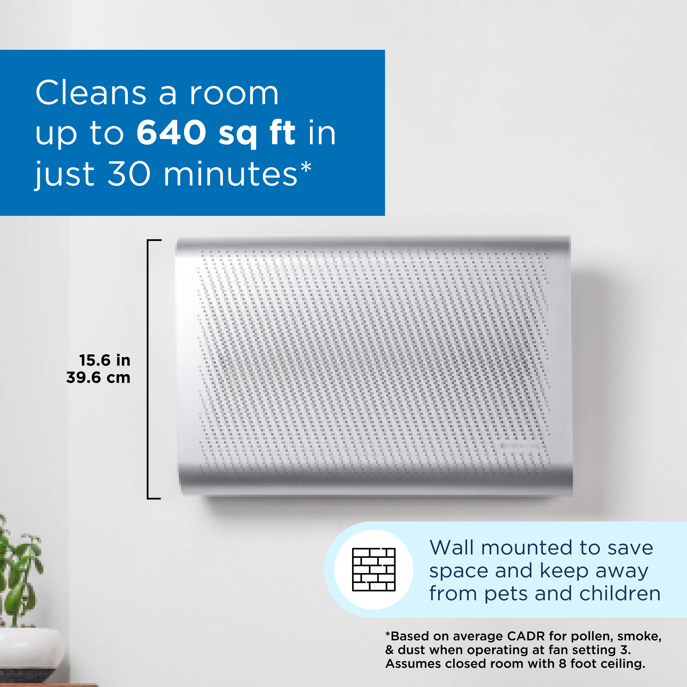 Medify MA-35 Air Purifier with True HEPA H13 Filter | 1,280 ft² Coverage in 1hr for Allergens, Smoke, Wildfires, Odors, Pollen, Pet Dander | Removal to 0.1 Microns | Silver, 1-Pack