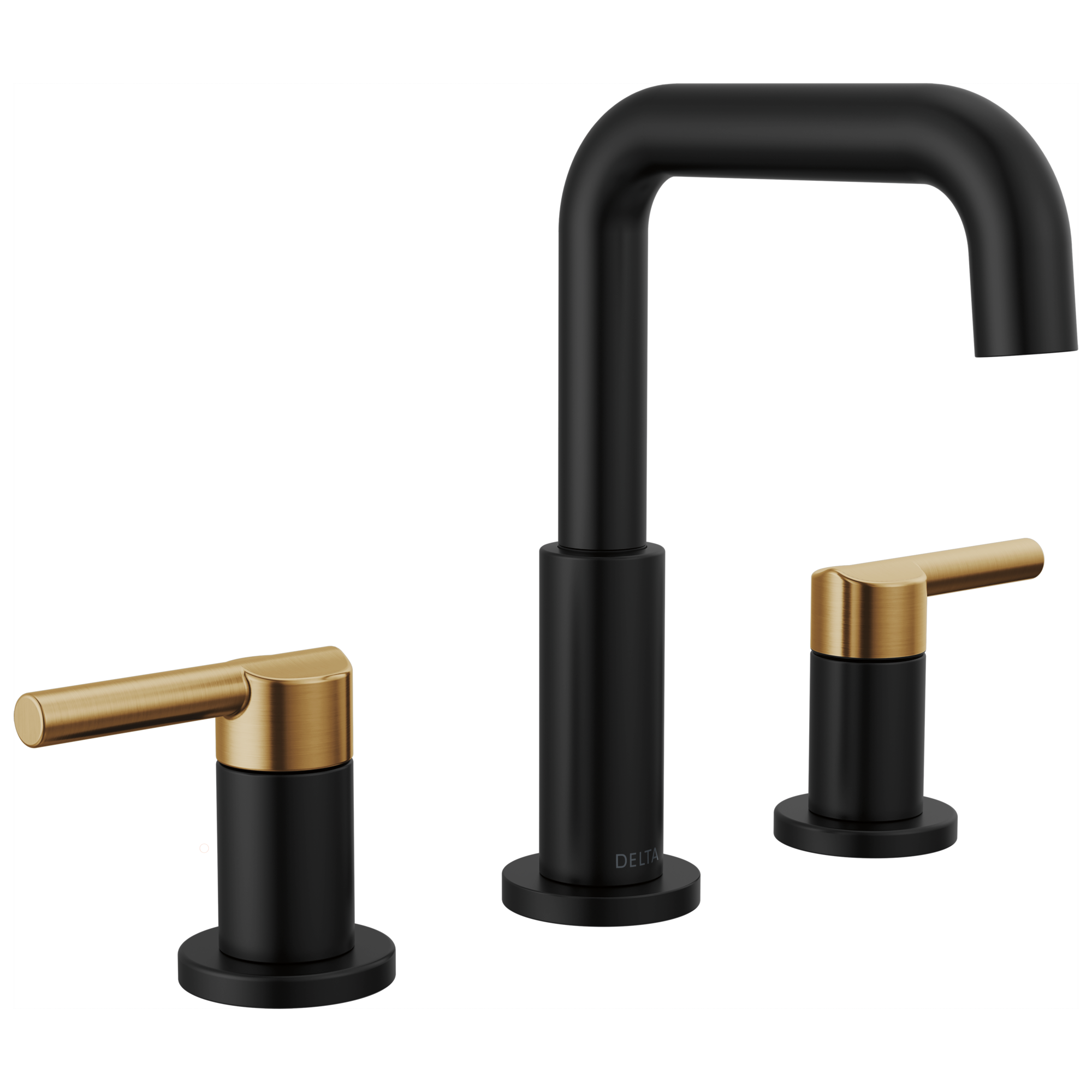 Nicoli Widespread Bathroom Faucet 3 Hole, 2-handle Bathroom Sink Faucet