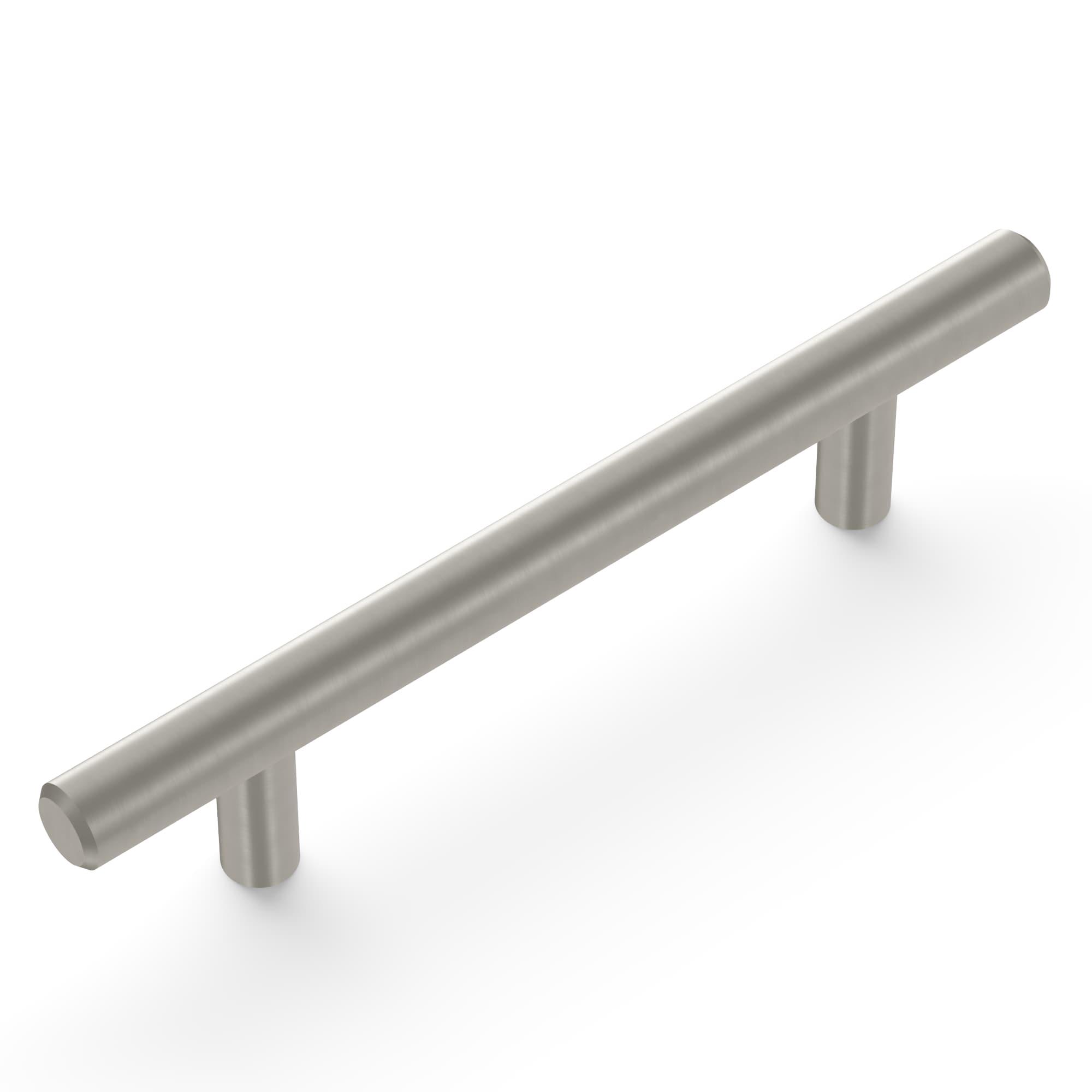 Stainless Steel Modern Bar Cabinet Pulls with Mounting Hardware