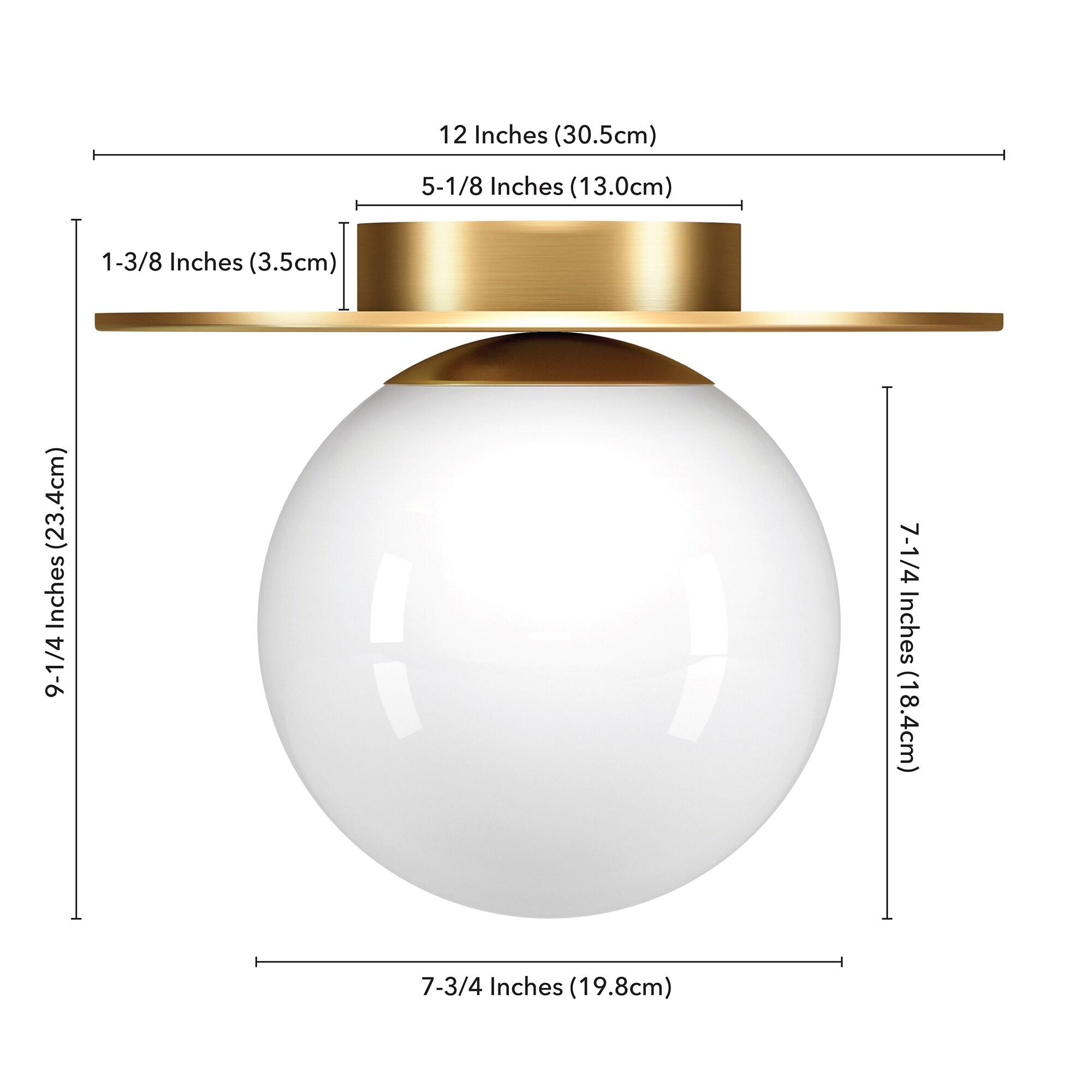 Glass Flush Mount