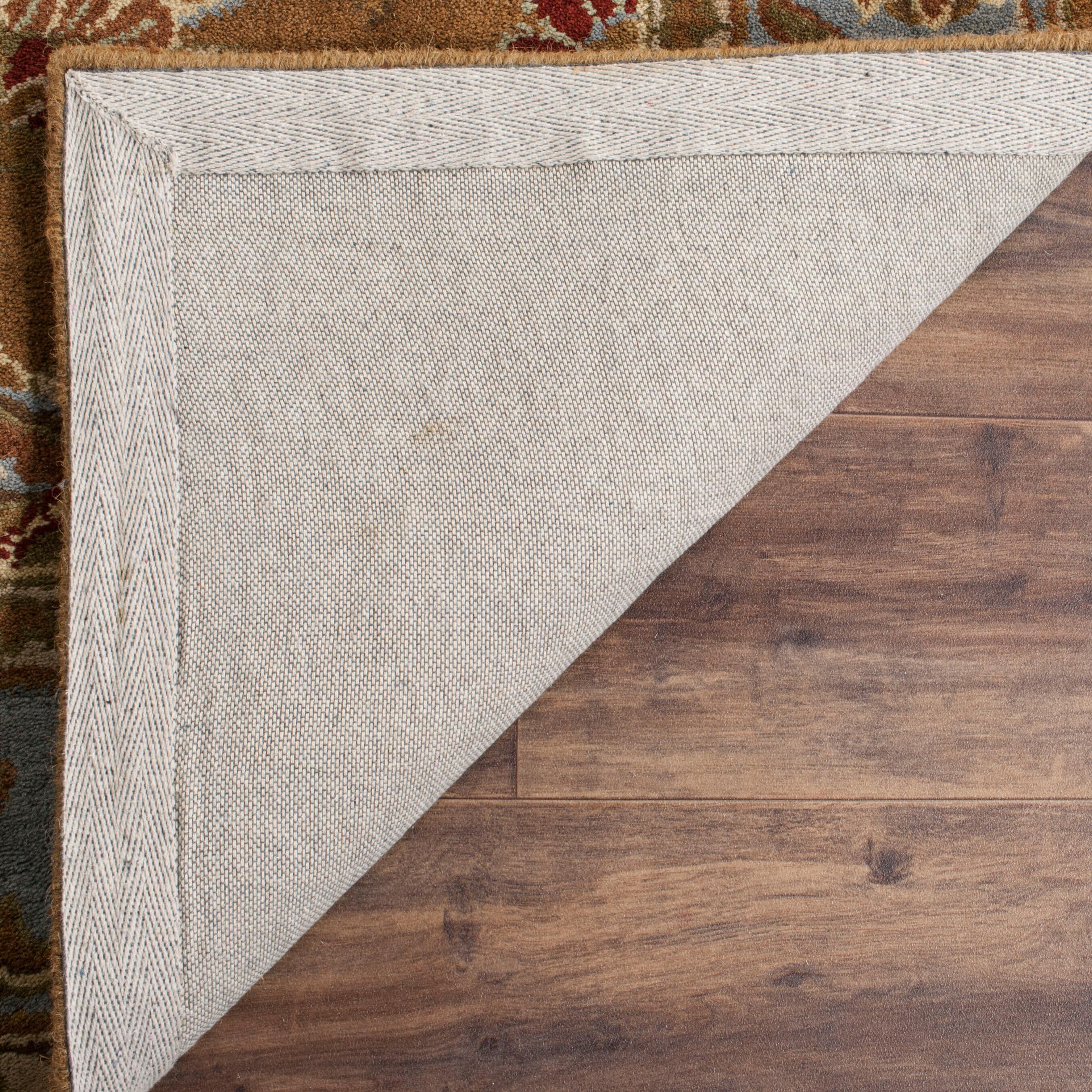 Heritage HG812 Hand Tufted Accent Rug - Brown/Blue - 2'3"x4' - Safavieh.