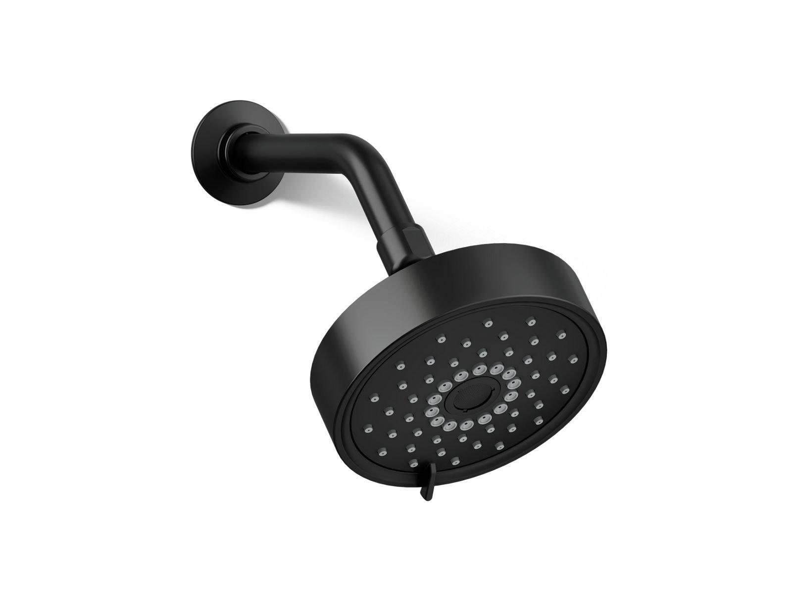 Kohler Purist 2.5 Gpm Multifunction Wall Mount Showerhead, Three Spray Settings, 5.5" High Pressure Spray Head
