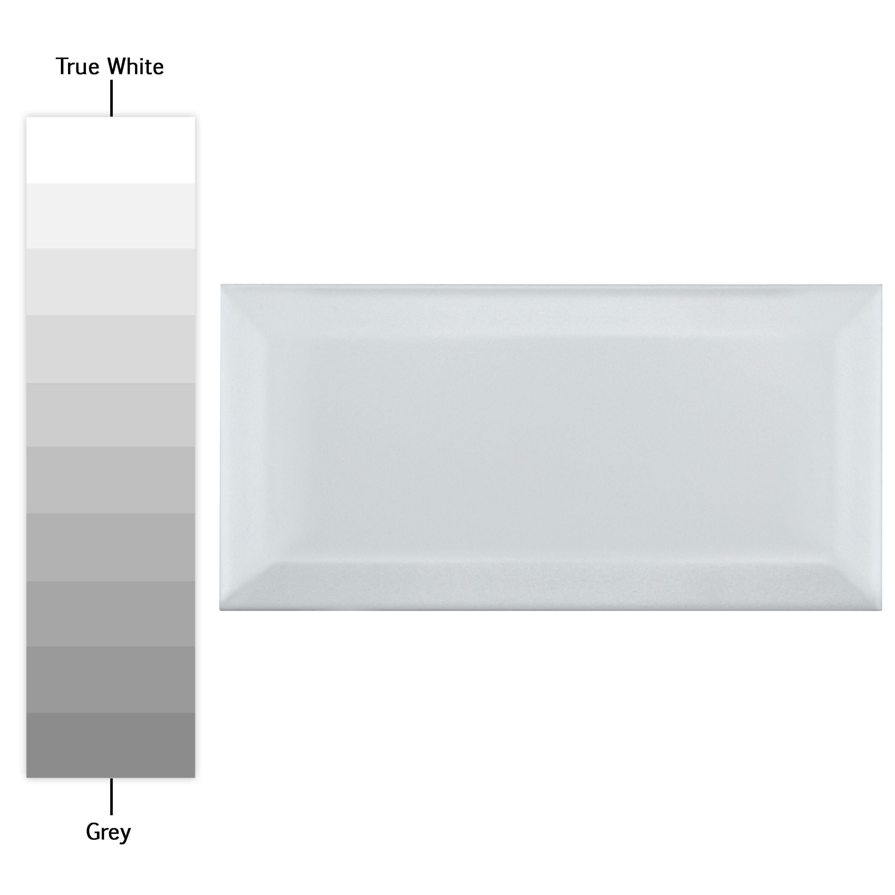 Merola Tile Crown Heights 3" x 6"Beveled Ceramic Subway Wall Tile