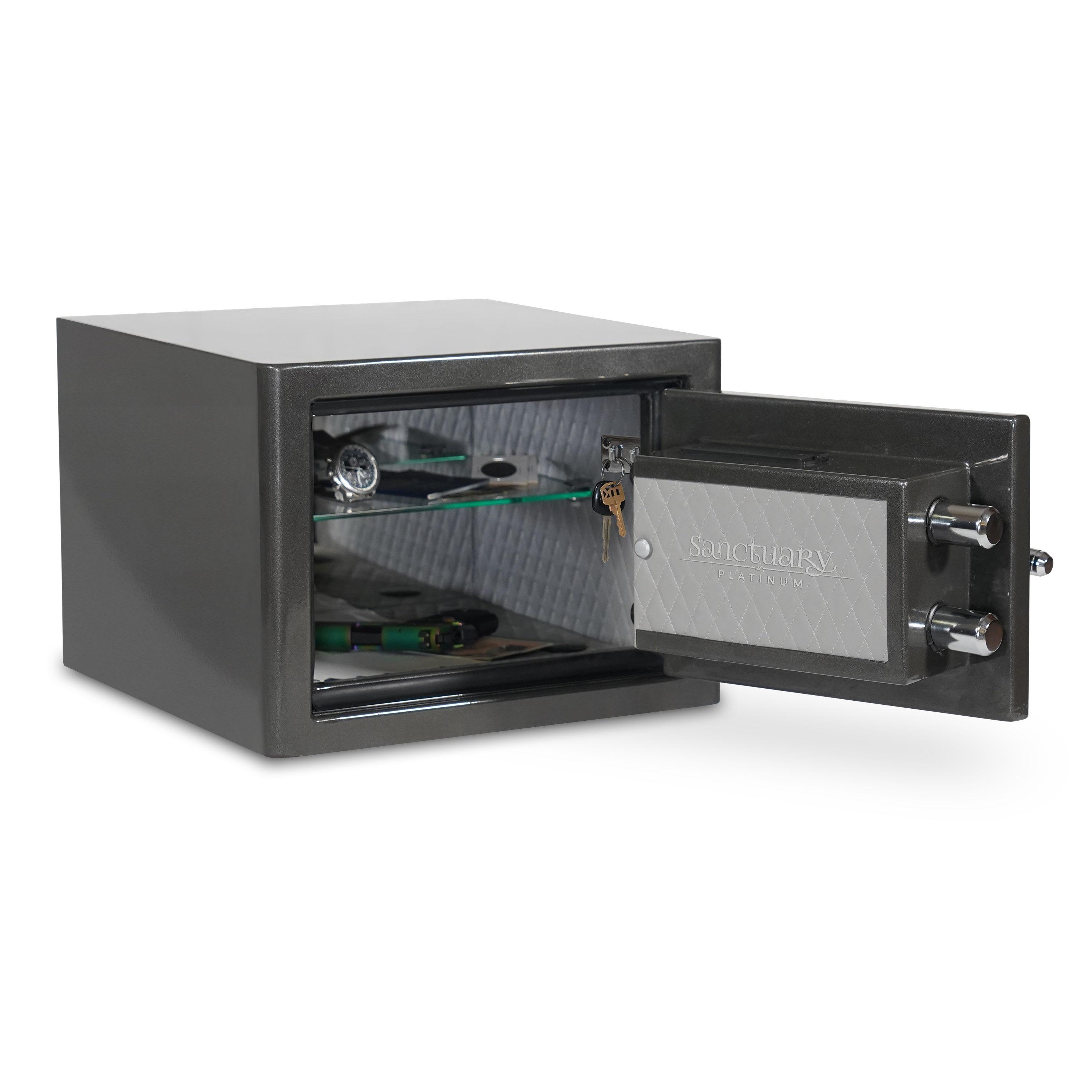 Sanctuary Platinum Fireproof and Waterproof Security Safe with Biometric Lock