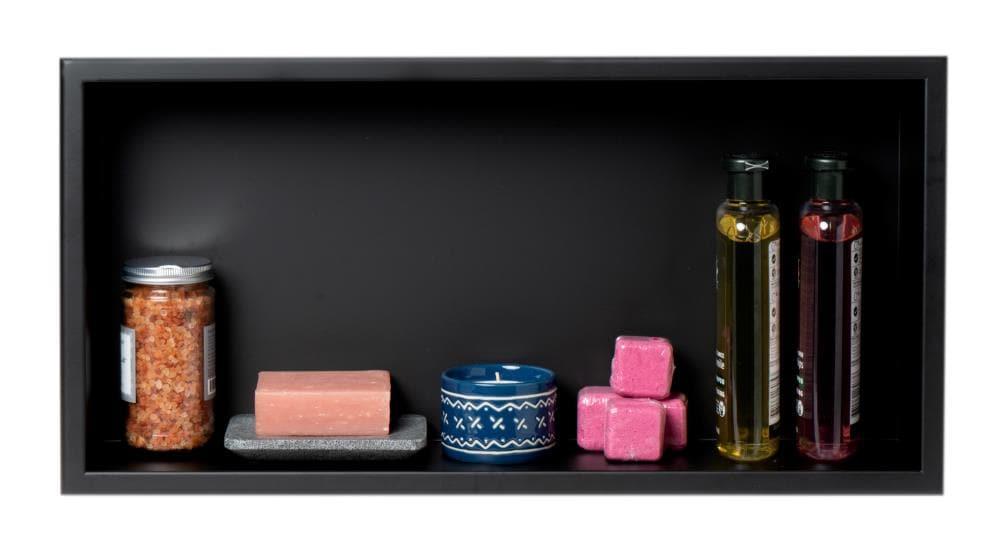 Adhesive Stainless Steel Shower Shelf