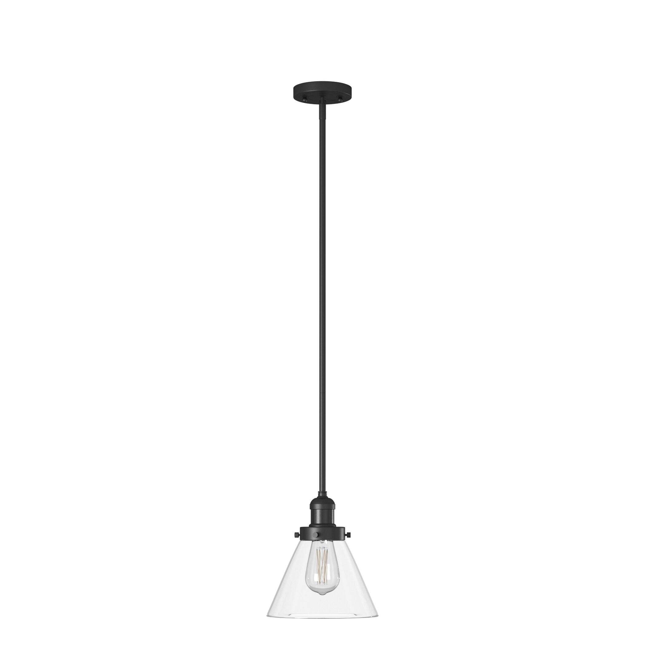 Innovations Lighting 1 - Light Pendant in  Matte Black