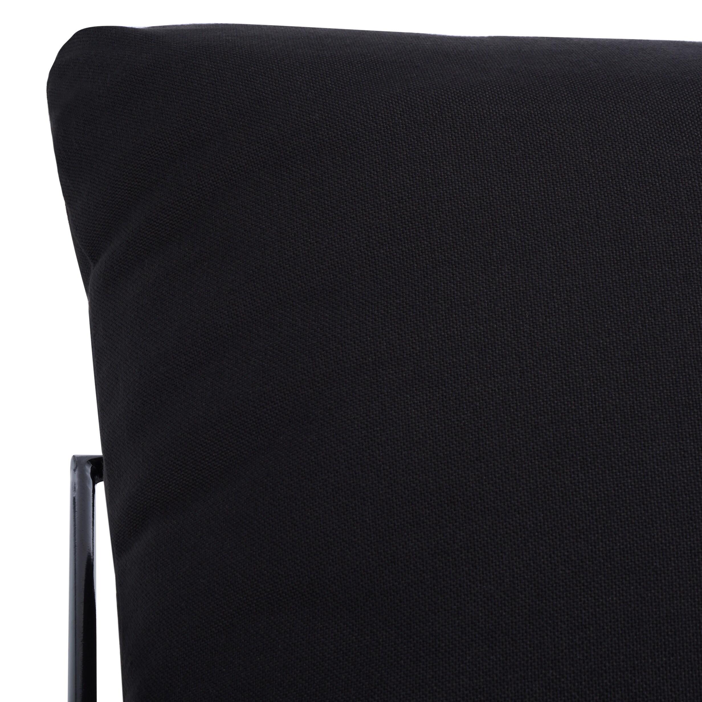 Portland Pillow Top Accent Chair - ACH4511 - Black/Black - Safavieh