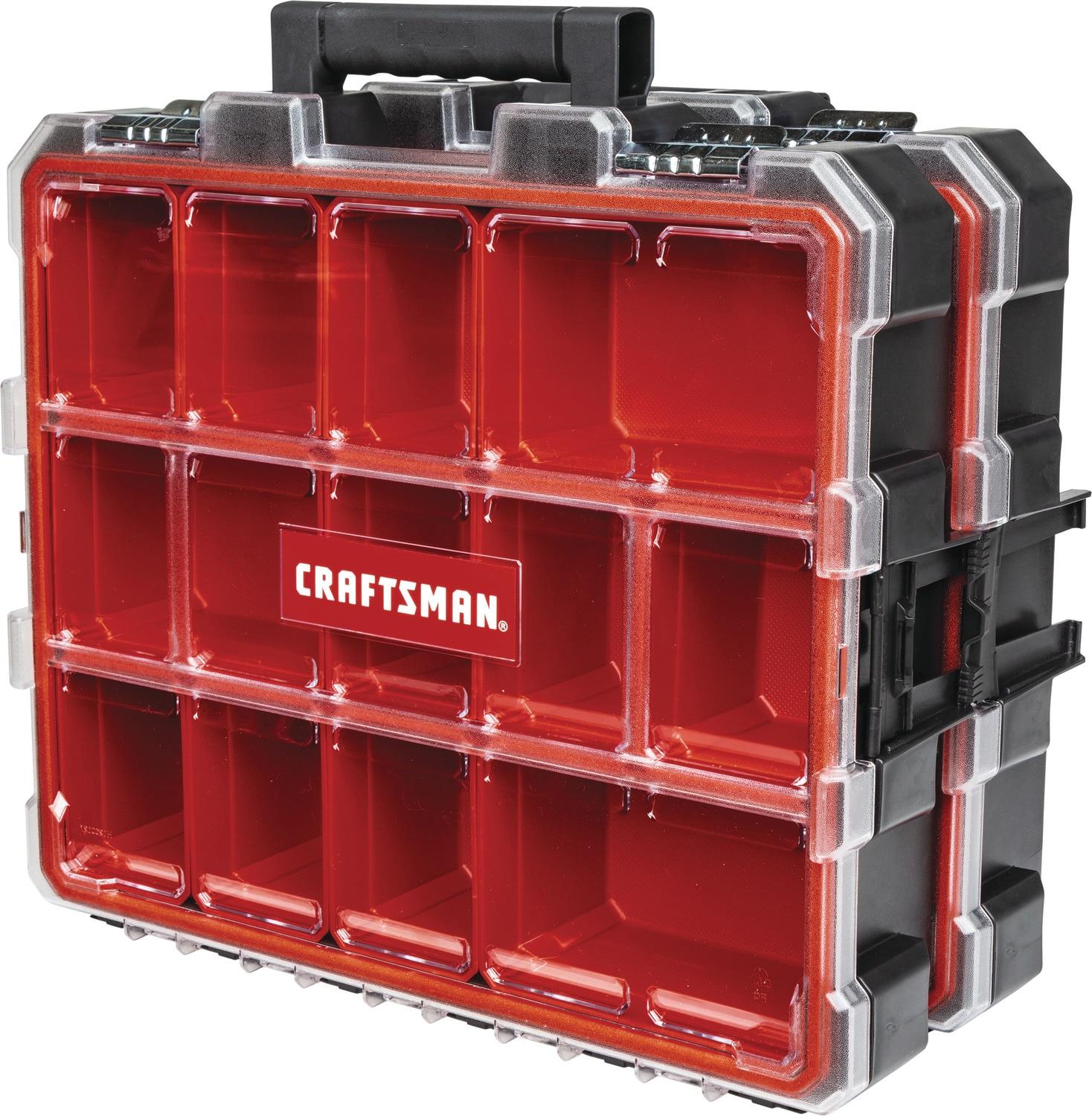 CRAFTSMAN Pro Organizers 12-Compartment Plastic Small Parts Organizer