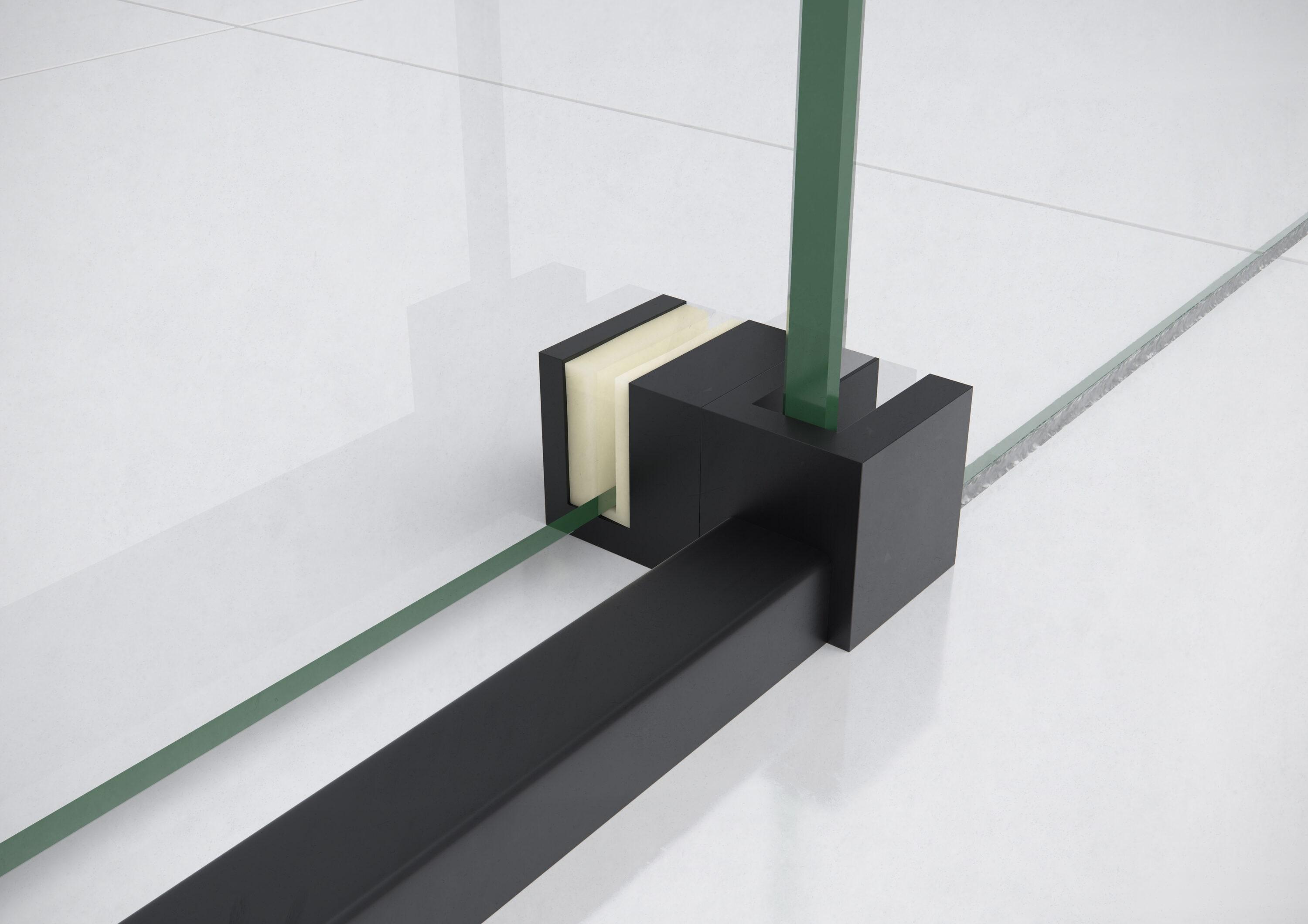 Astro 56 in. - 60 in. x 60 in. Frameless Sliding Bathtub Door