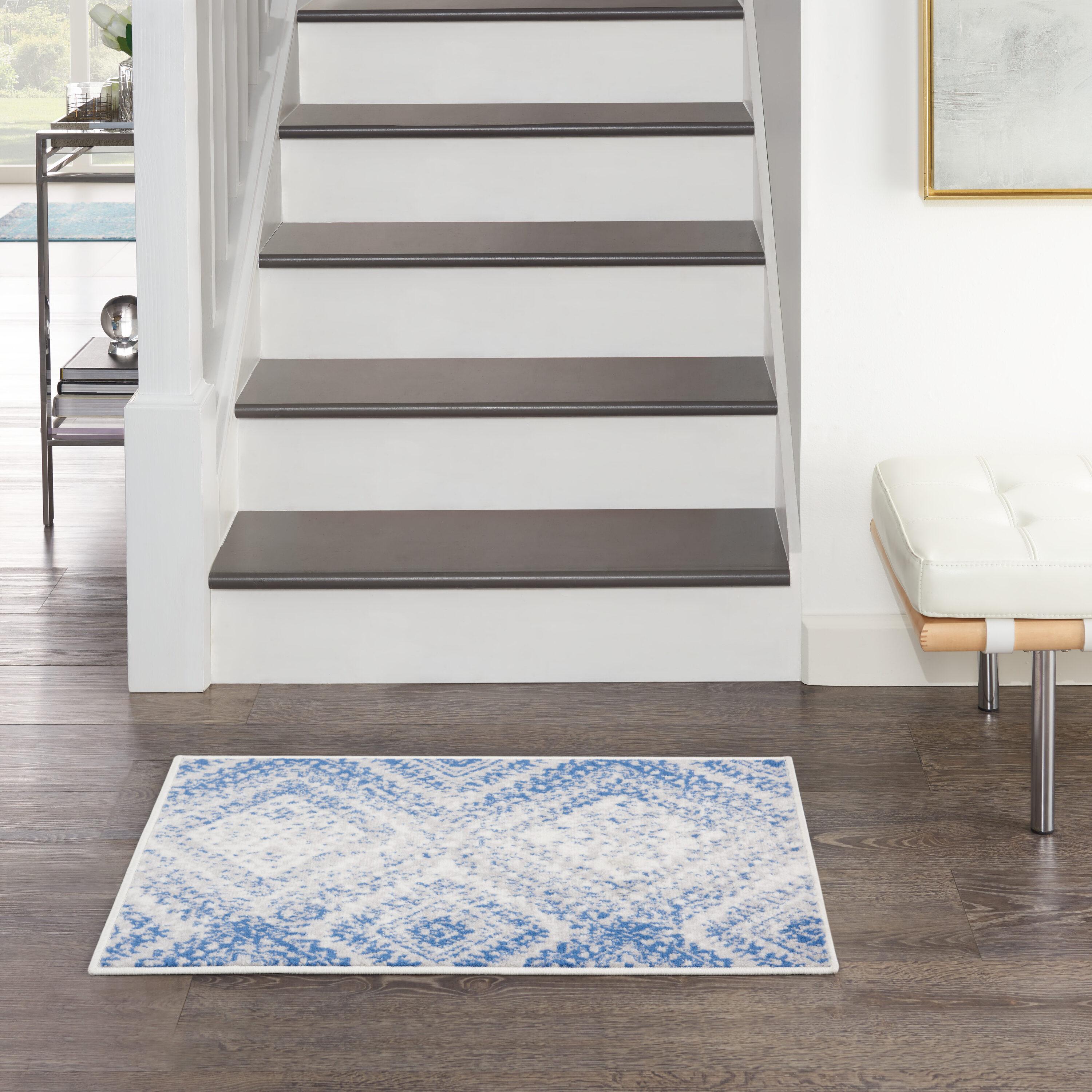 Nourison Whimsicle WHS17 Indoor only Area Rug - Ivory Blue 2' x 3'