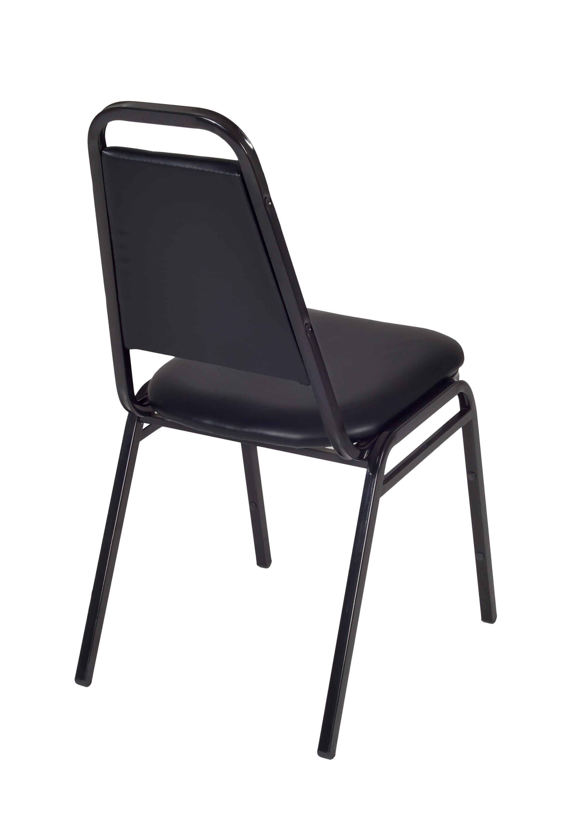 Restaurant Stack Chair (4 pack) in Black