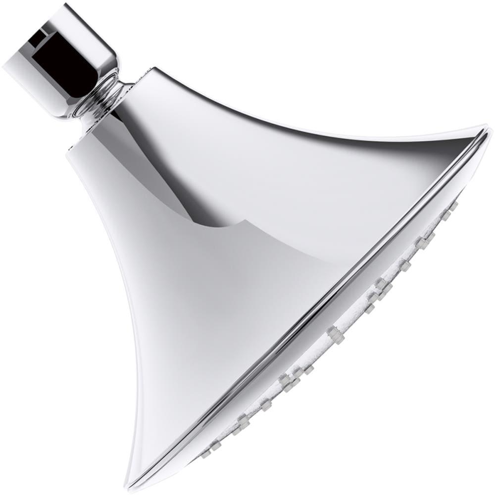 Polished Chrome Single-Function Rain Showerhead