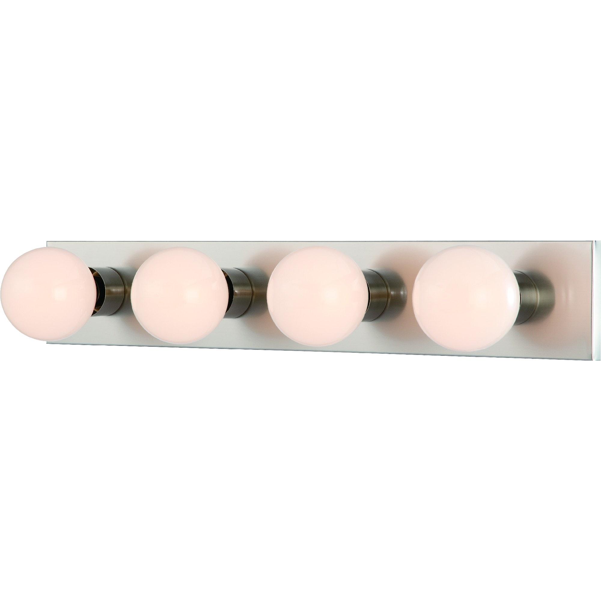 Volume Lighting V1024 4 Light 24" Width Bathroom Vanity Strip - Nickel