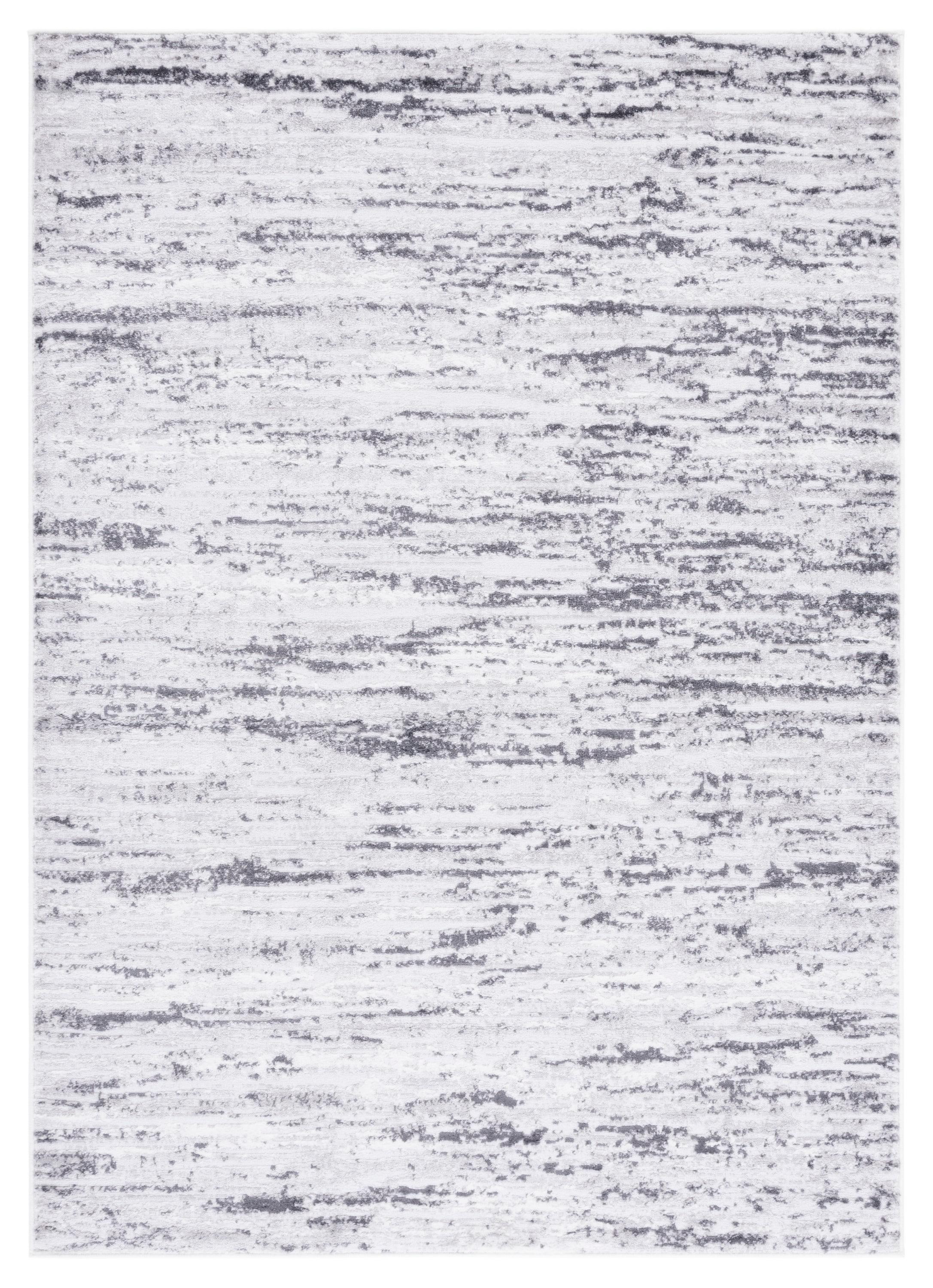 Amelia ALA768 Power Loomed Area Rug - Light Grey/Charcoal - 5'3"x7'6" - Safavieh.