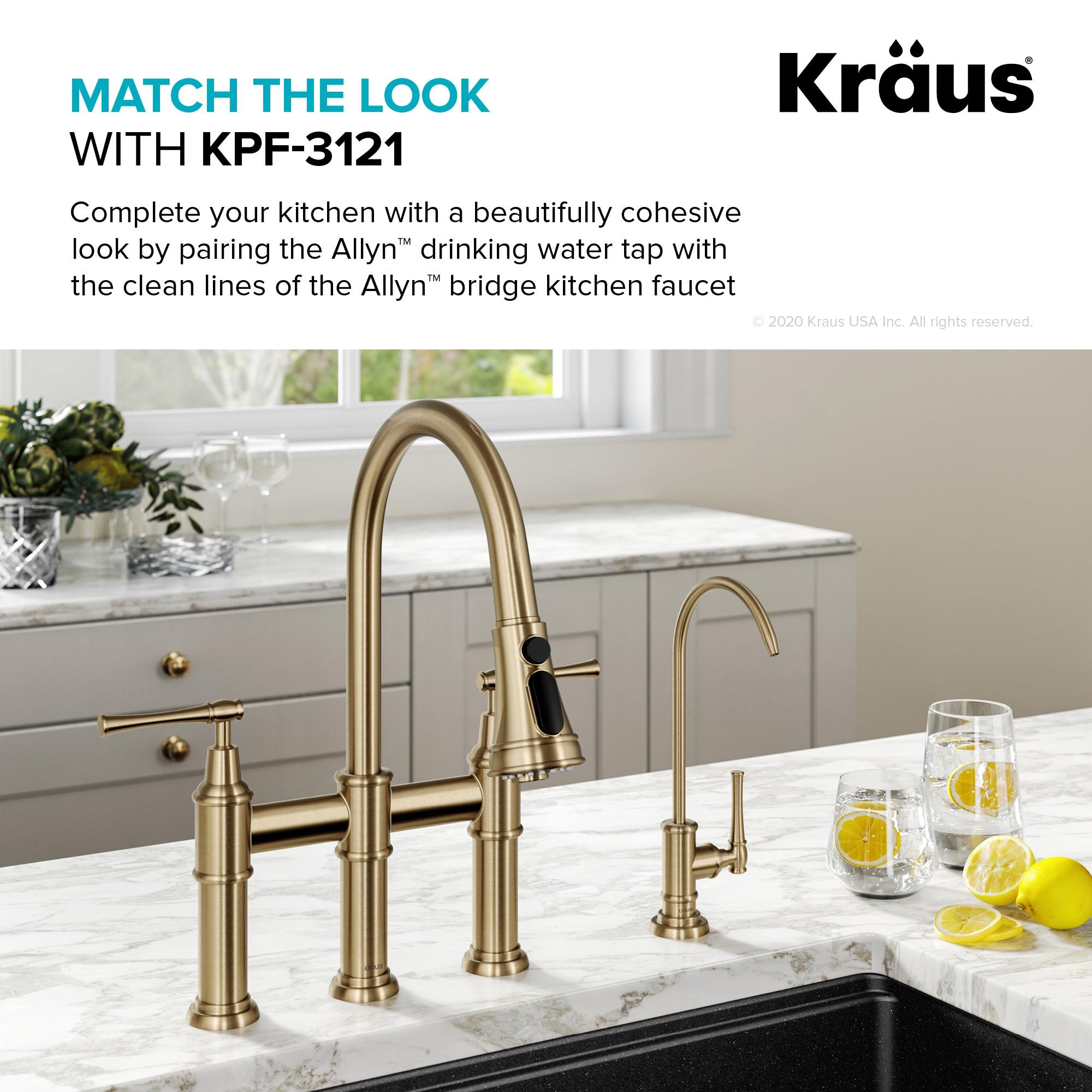 Kraus Purita 2-Stage Under-Sink Filtration System with Allyn Cold Water Dispensers