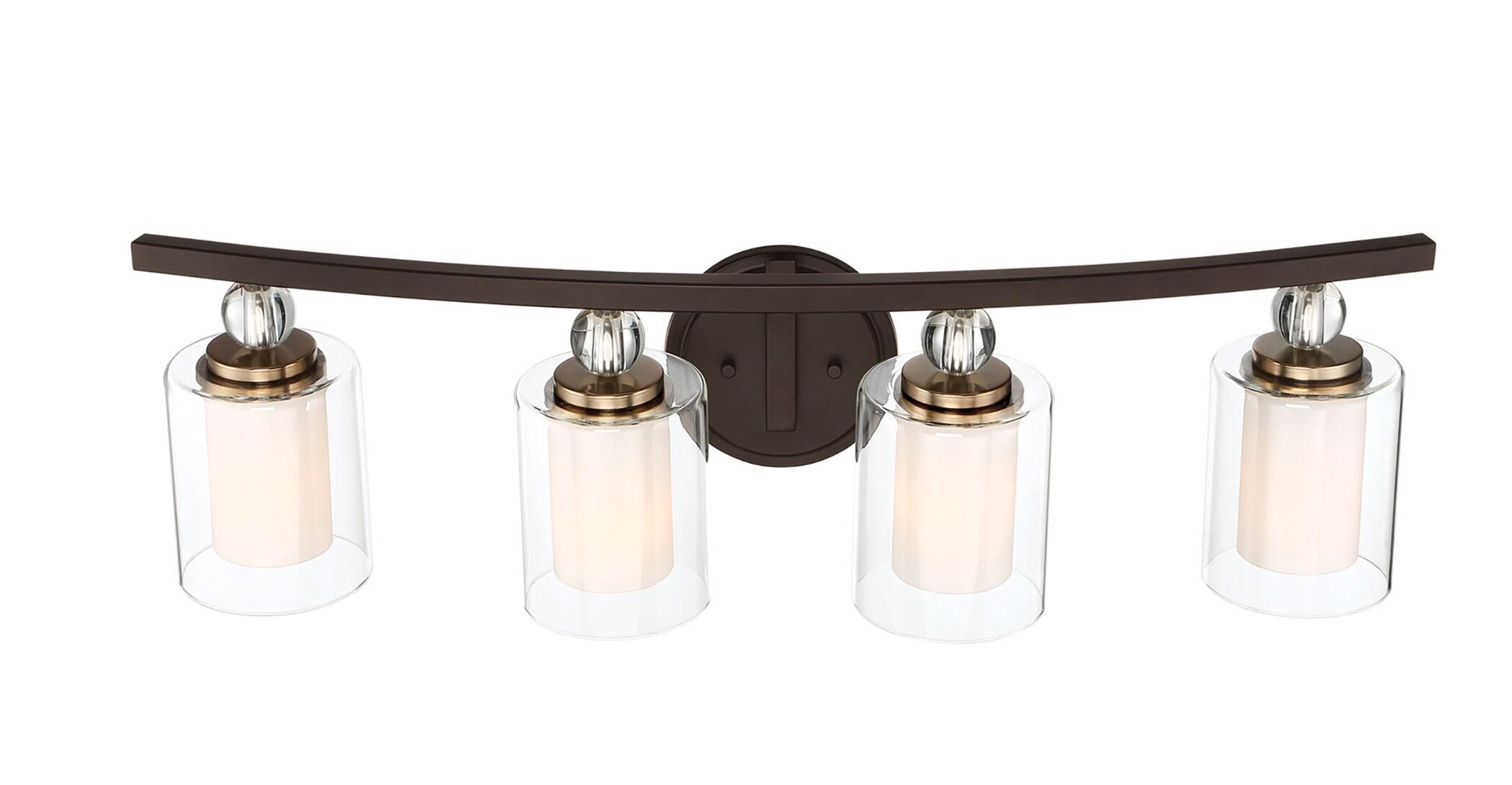 Minka Lavery Minka-Lavery Studio 5 33" Wide 4-Light Painted Bronze Bath Light Bar