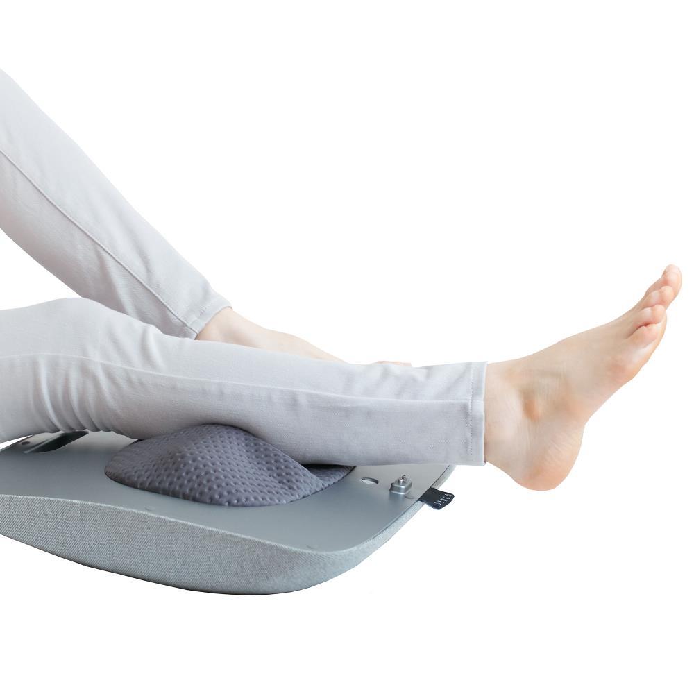 Synca Wellness Upholstered Heated Massage Chair with Ottoman