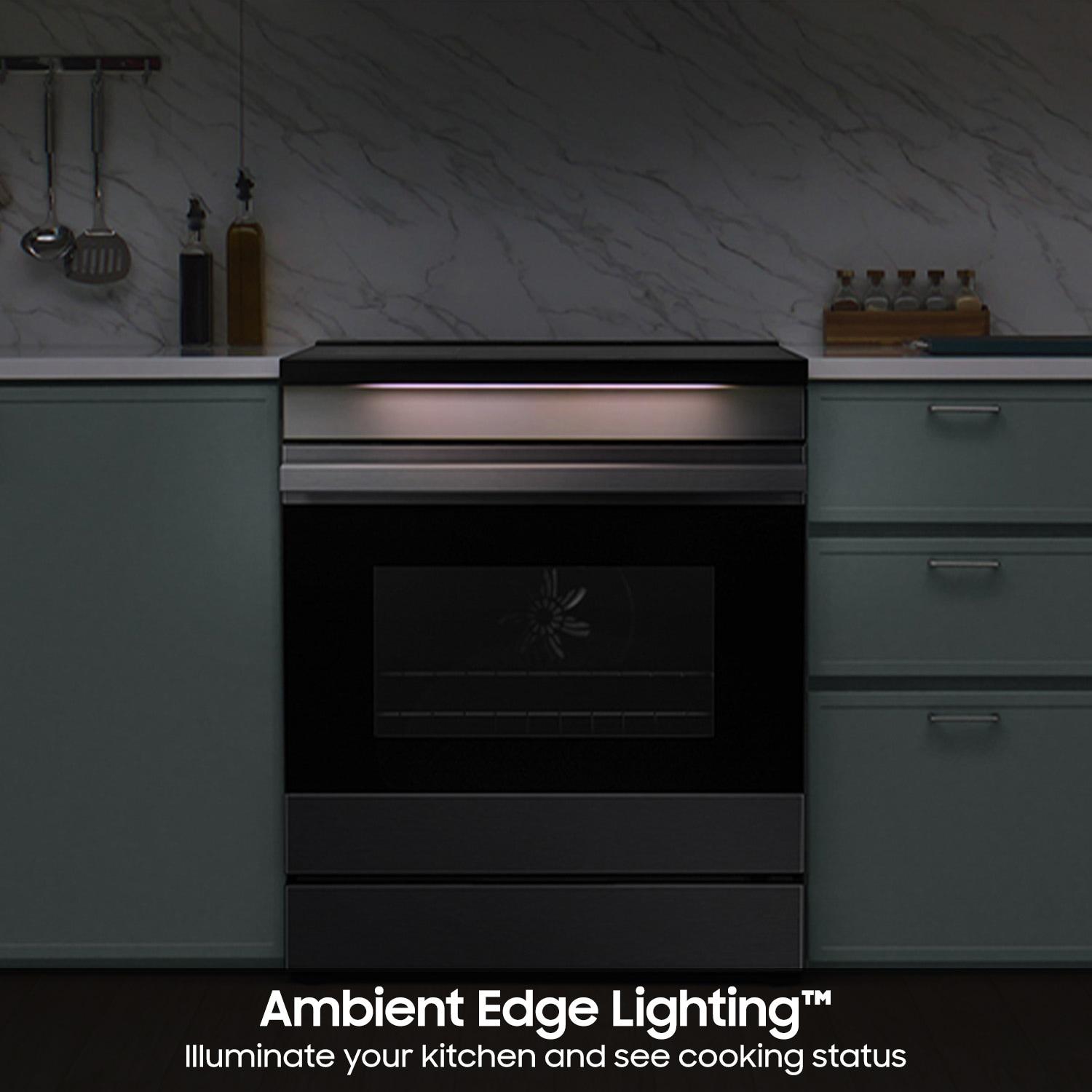 Samsung Bespoke Smart Slide-In Induction Range 6.3 cu. ft. with Ambient Edge Lighting