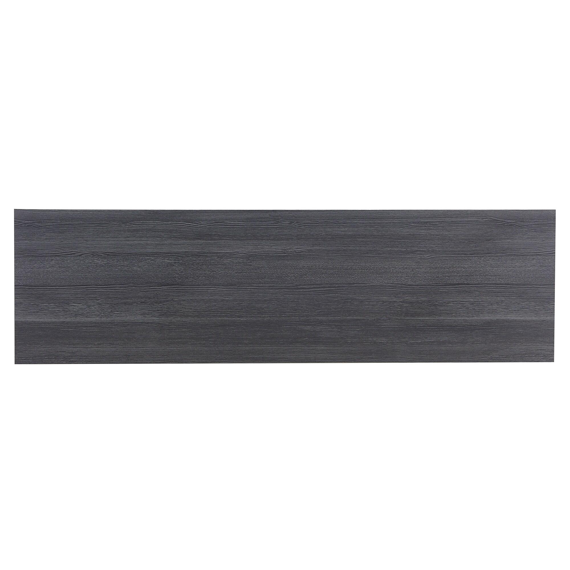 Evelyn&Zoe Thalia Rectangular TV Stand for TV's up to 60", Charcoal Gray