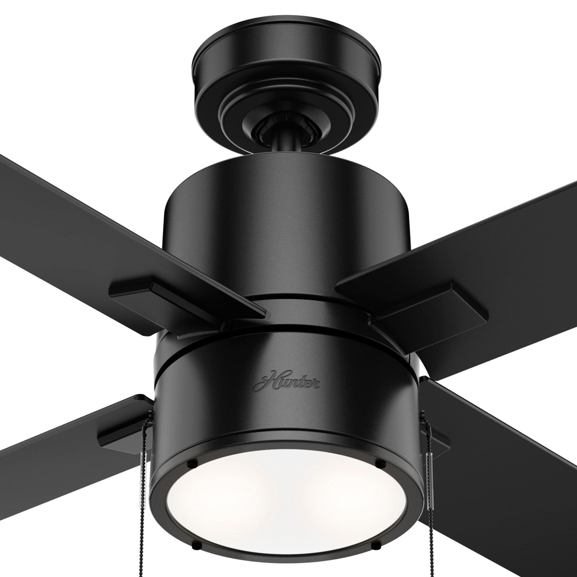 Hunter Fan 42" Beck 4 - Blade Standard Ceiling Fan with Pull Chain and Light Kit Included