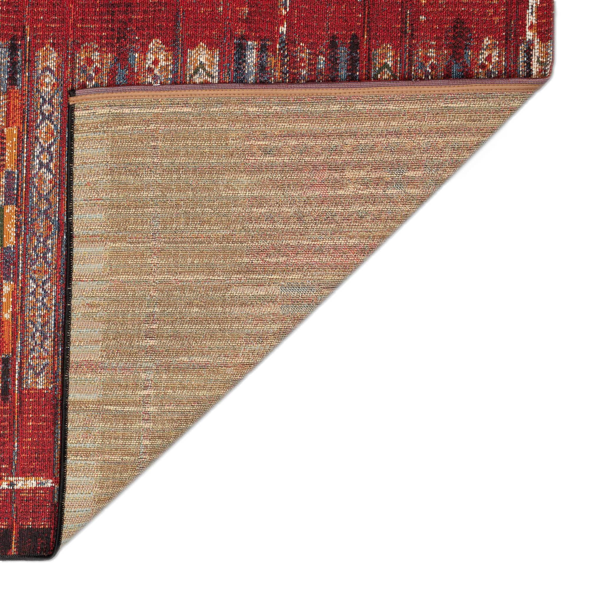 Liora Manne Marina Stripe Indoor/Outdoor Rug Red 6'6" x 9'4"