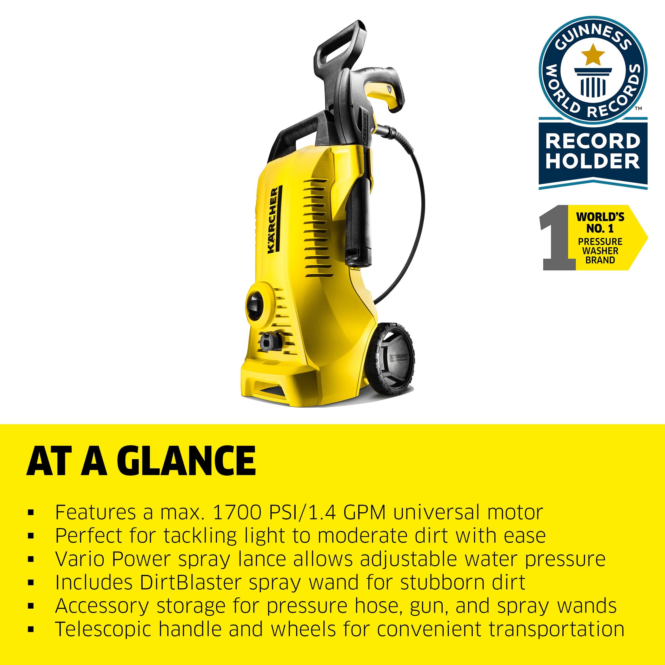 Kärcher K 2 Power Control Electric Pressure Washer