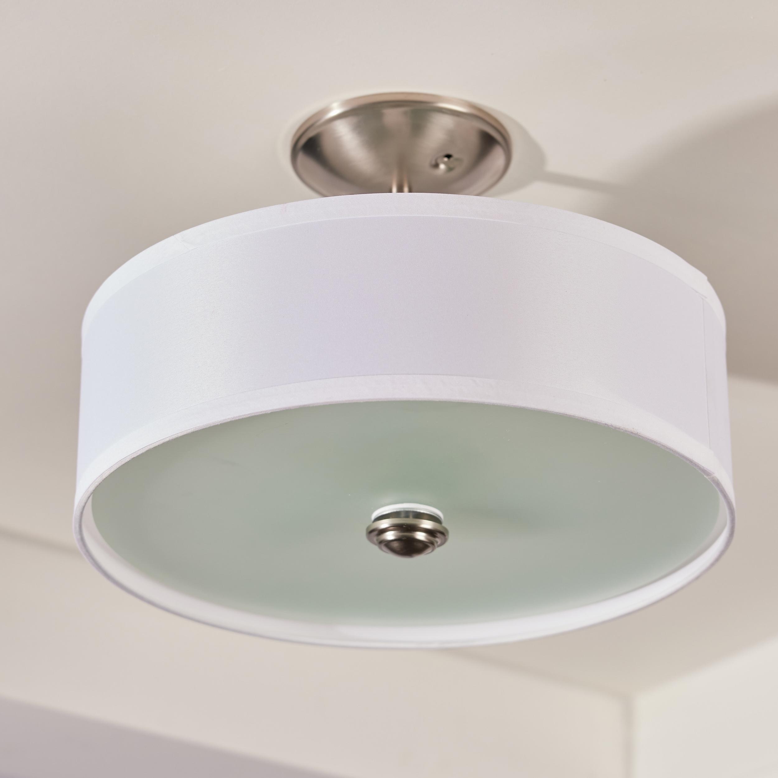 Kichler Lighting Shailene 3 - Light Semi-Flush Mount in  Brushed Nickel