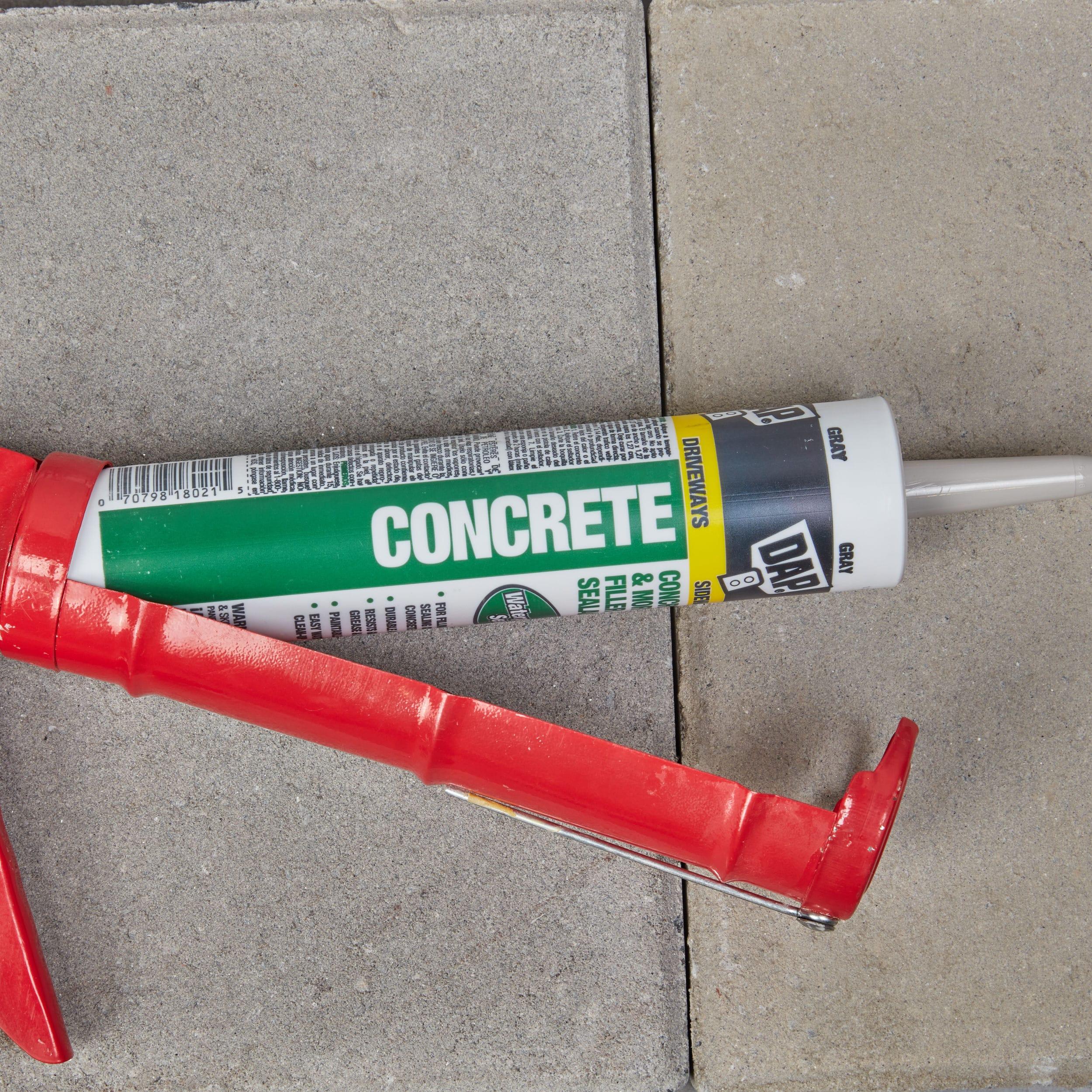 DAP Gray Silicone Concrete and Masonry Filler and Sealant 10.1 oz
