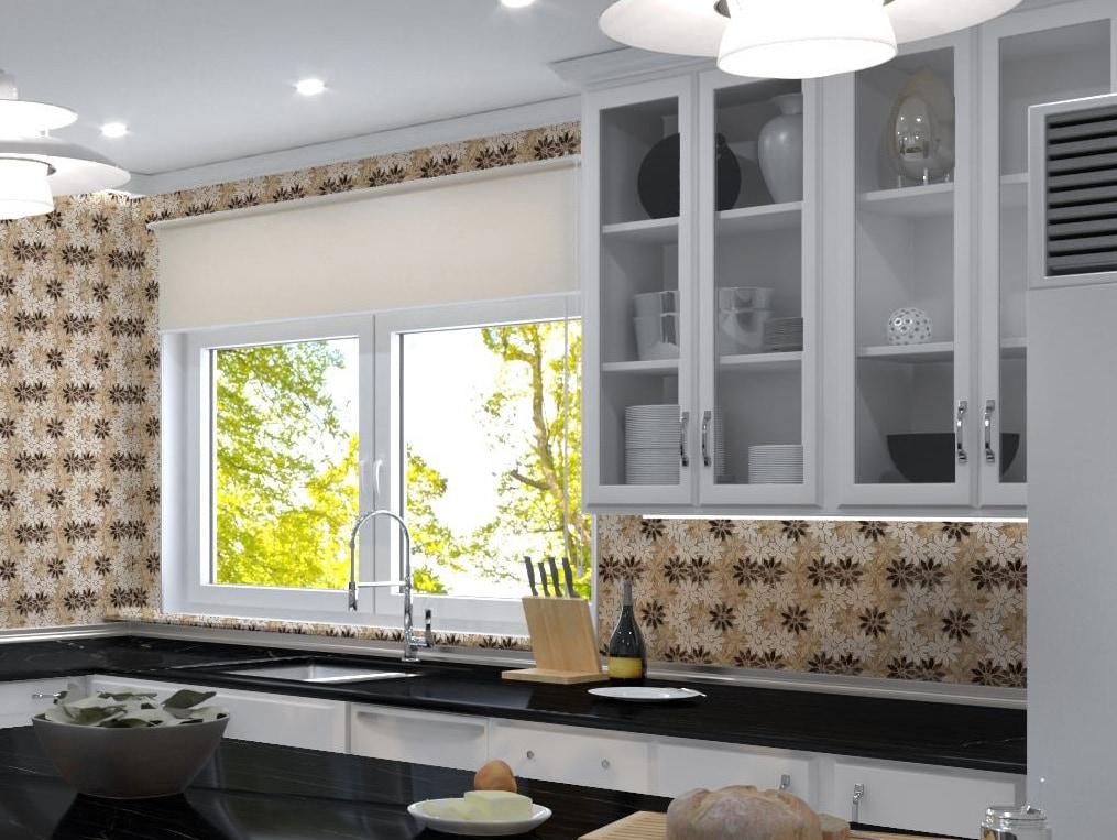 Fresh Novelty Flower Polished Natural Stones Wall & Floor Mosaic Tile