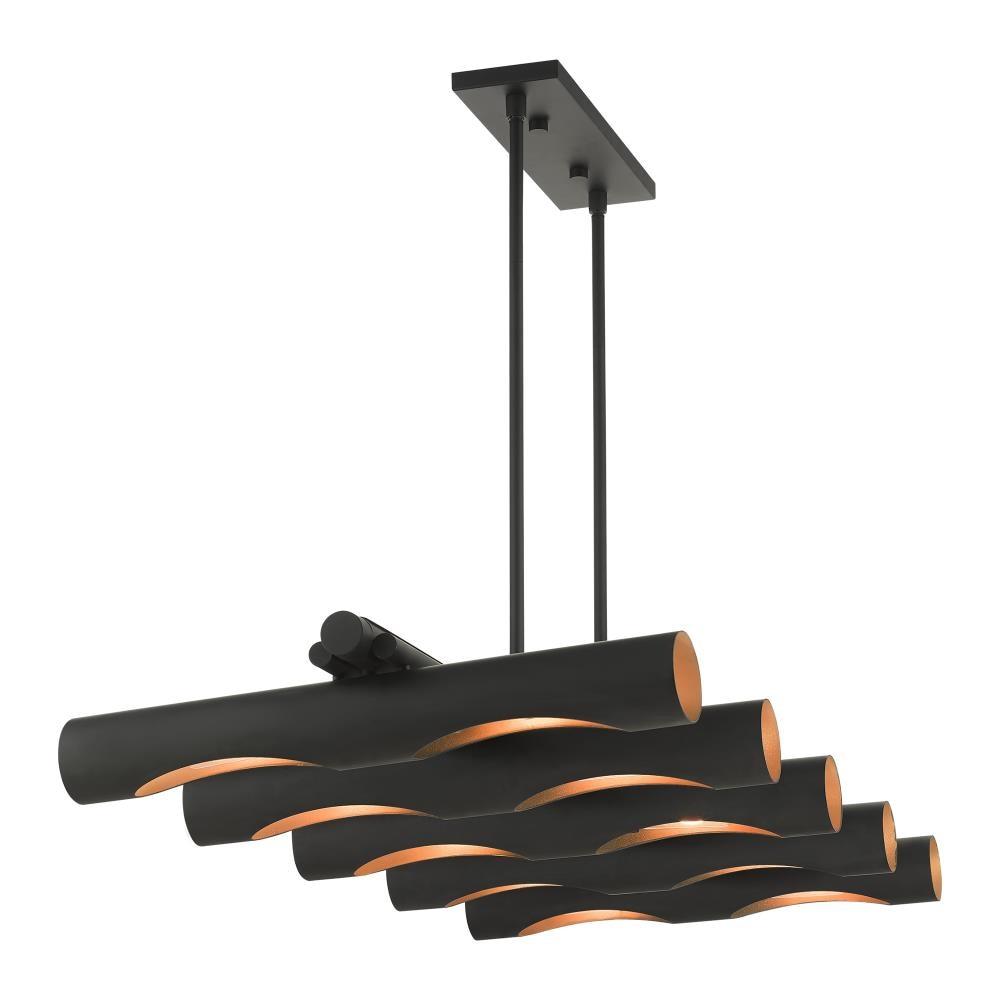 Livex Lighting Novato 10 - Light Chandelier in  Black