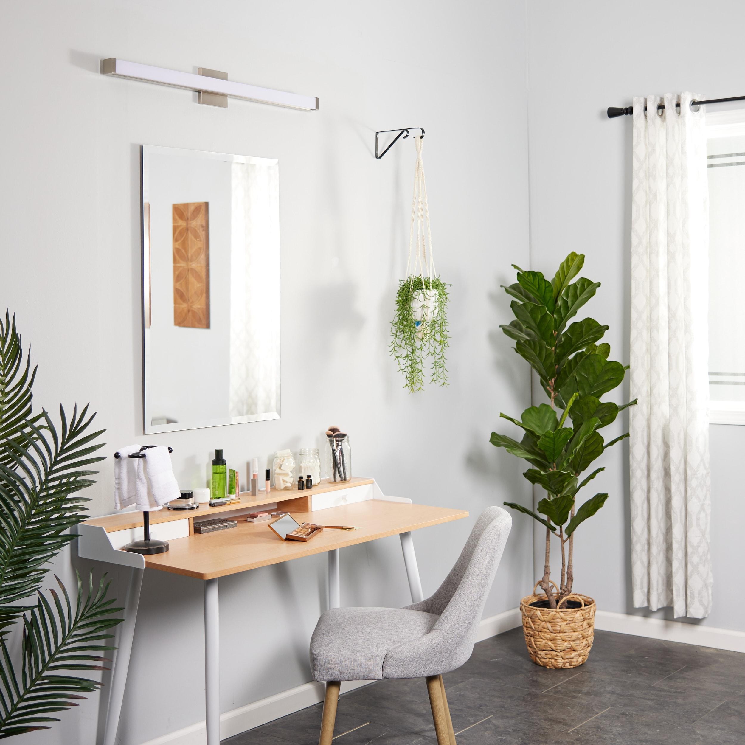 -Led Bath Vanity Light-Minimalistic Contemporary Style-Satin Nickel Finish-36 Inch Size Maxim Lighting 52006Sn