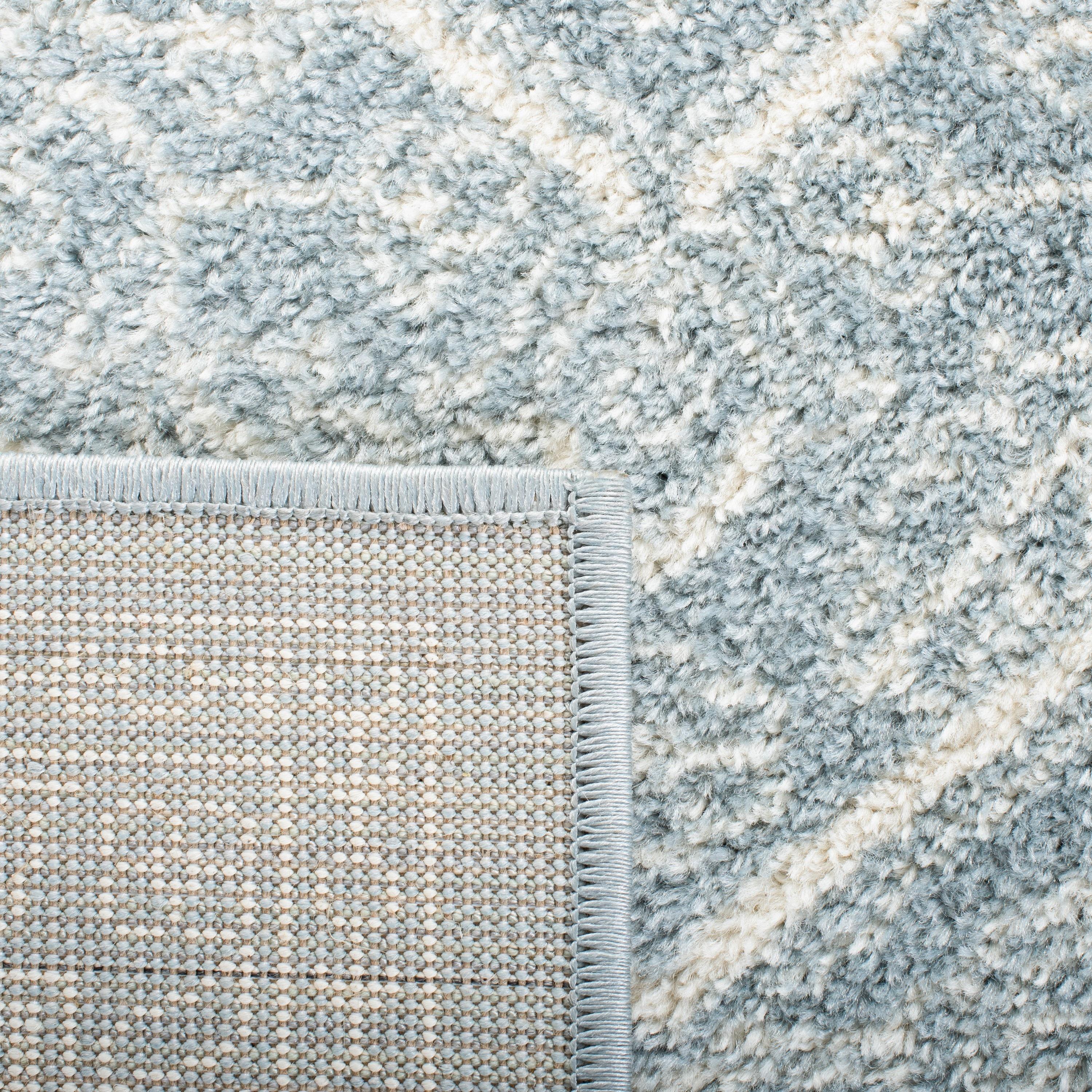 Adirondack ADR108 Power Loomed Area Rug - Slate/Ivory - 6'x6' - Safavieh.