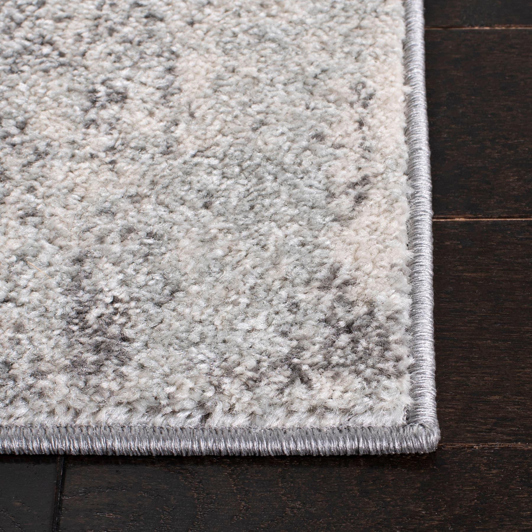 Tulum TUL209 Power Loomed Indoor Area Rug - Ivory/Grey - 6'7"x6'7" - Safavieh