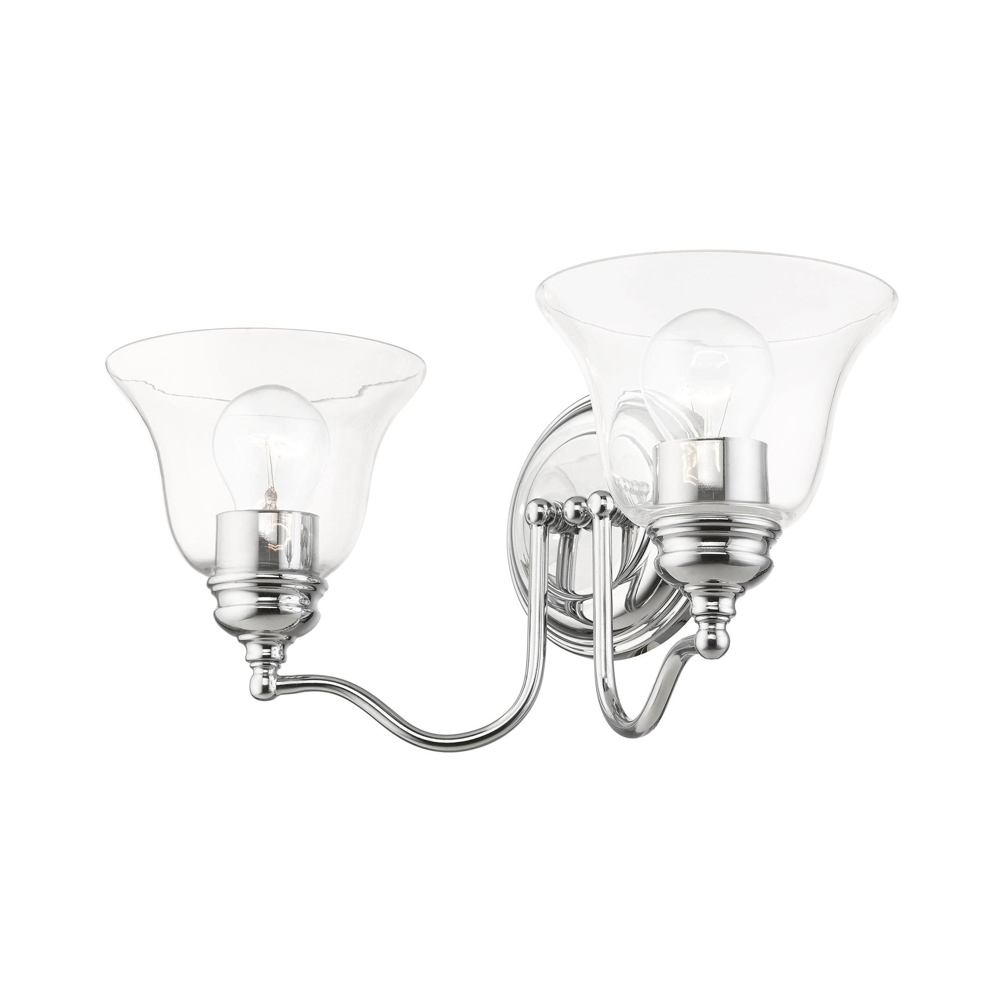 Livex Lighting Moreland 2 - Light Vanity in  Polished Chrome