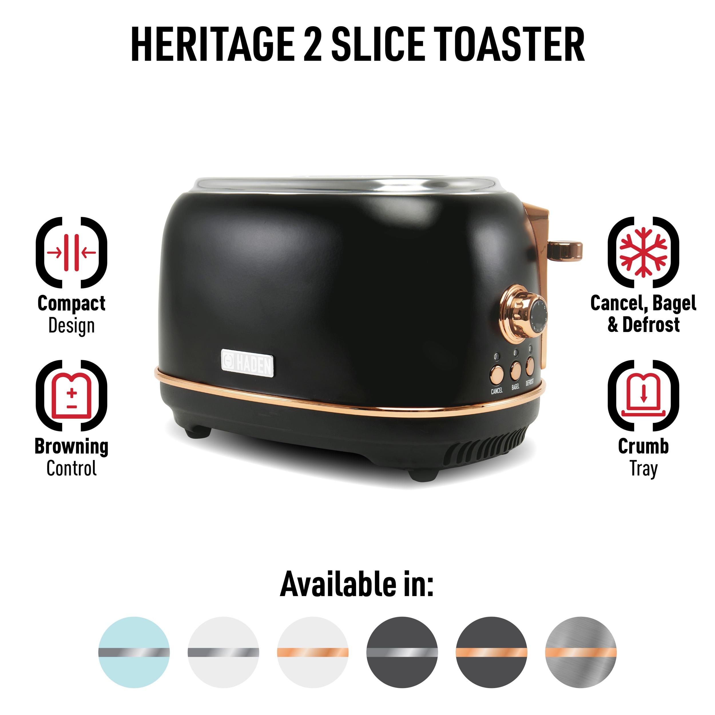 HADEN Heritage 2-Slice Wide Slot Toaster