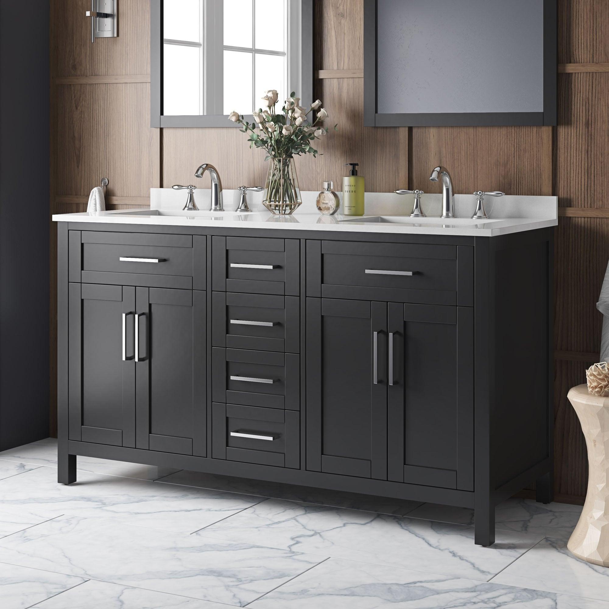 OVE Decors Tahoe 60" Double Bathroom Vanity